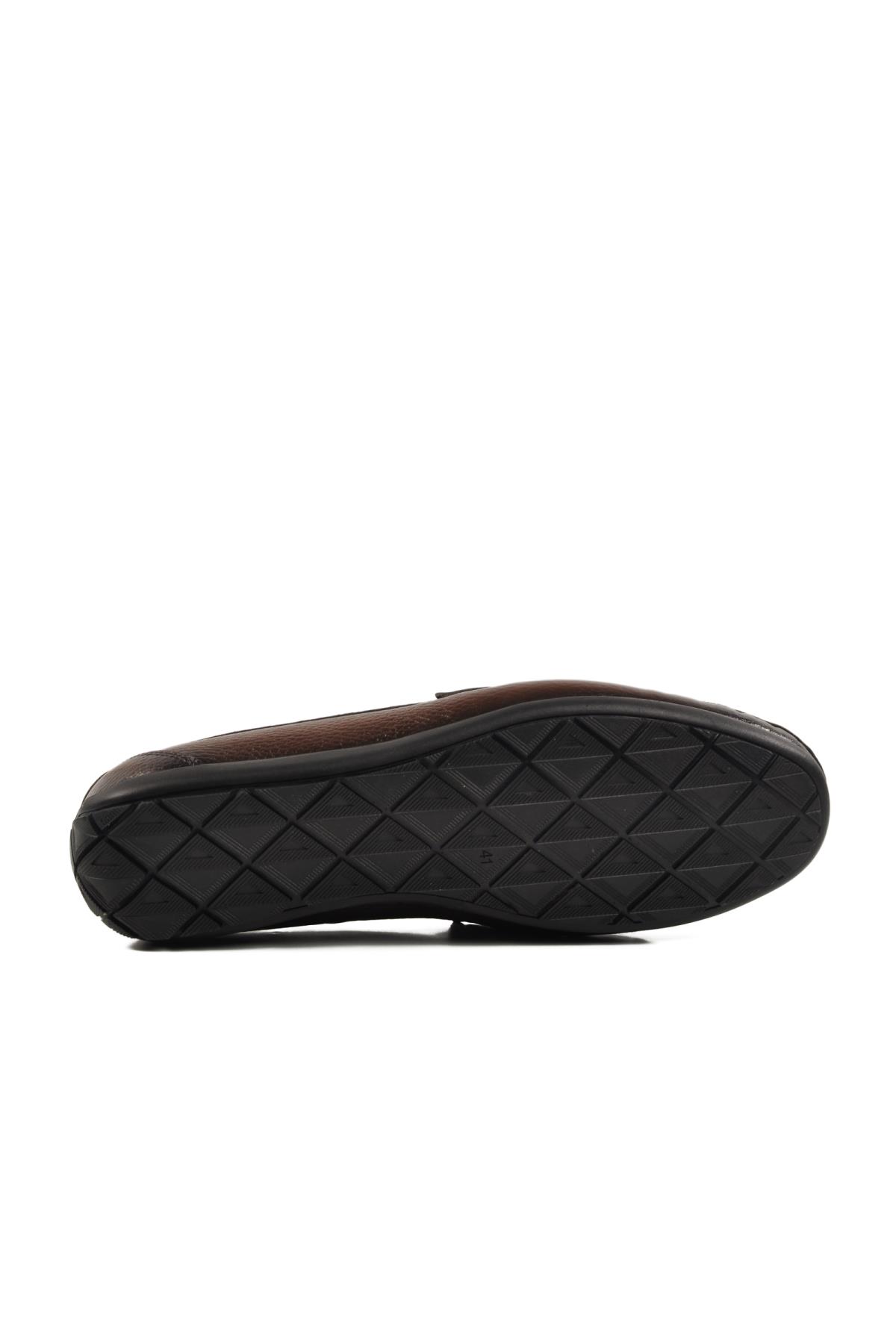 505453 M Kahve Erkek Günlük Ayakkabı Loafer - Görsel 6