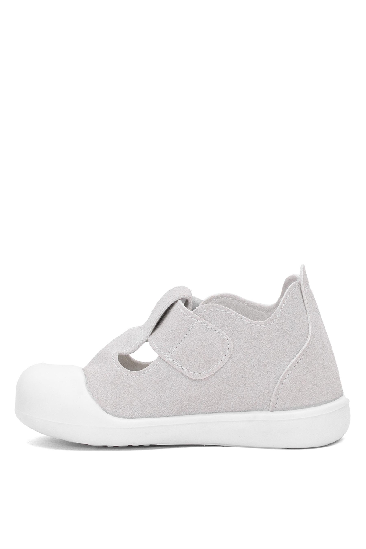 BN-1249 Bebe Erkek Çocuk Yürüyüş Ayakkabısı Gri - Görsel 4
