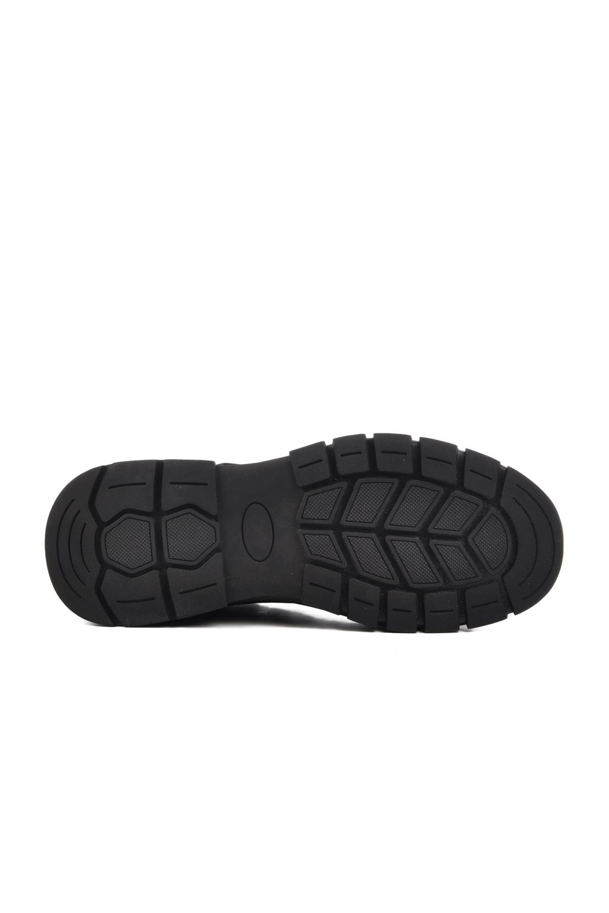 24K518 M Gri Hakiki Deri Erkek Günlük Ayakkabı - Görsel 6