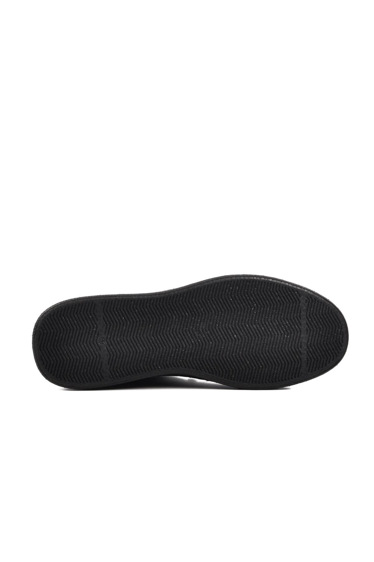 251013 M Siyah Hakiki Deri Erkek Günlük Ayakkabı - Görsel 6