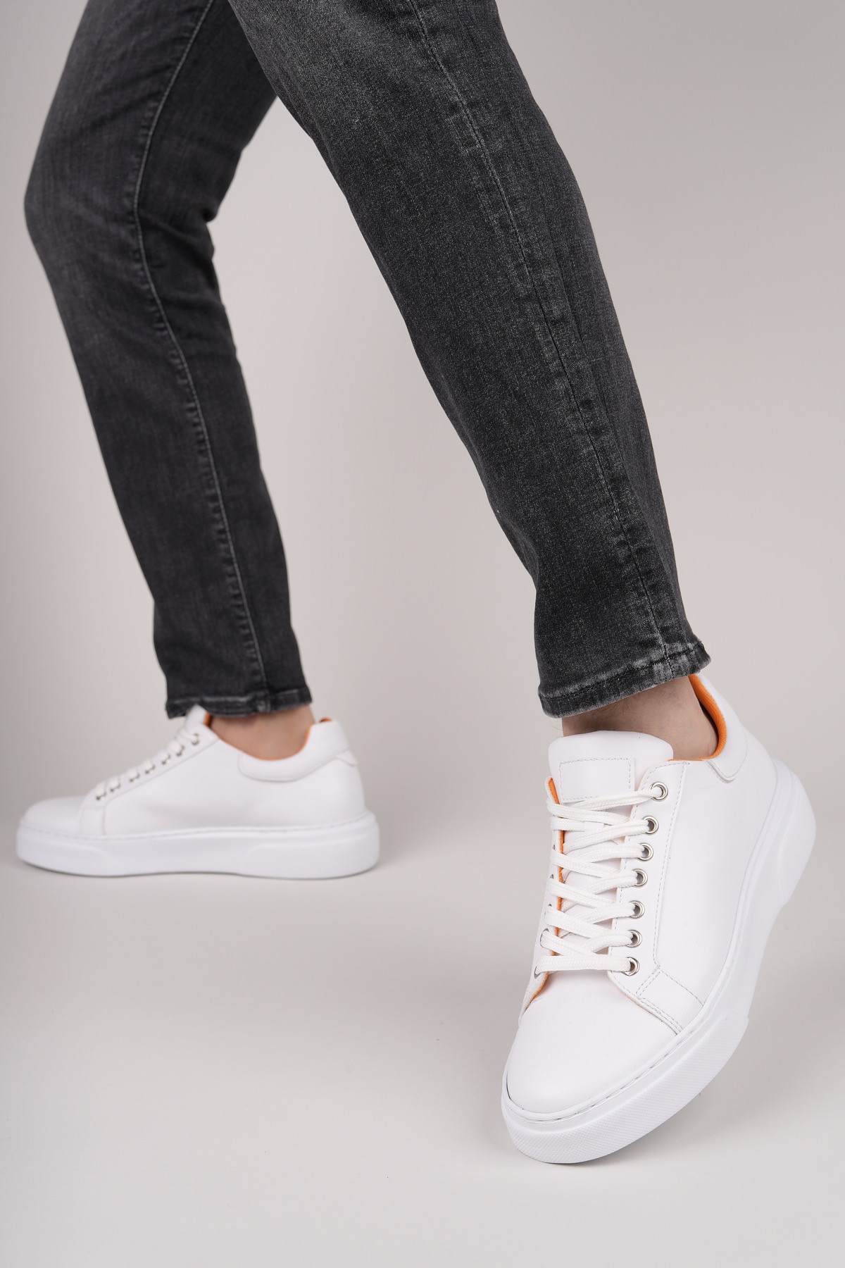 ZEYN Kalın Taban Bağcıklı Erkek Günlük Sneaker Spor Ayakkabı - Görsel 2