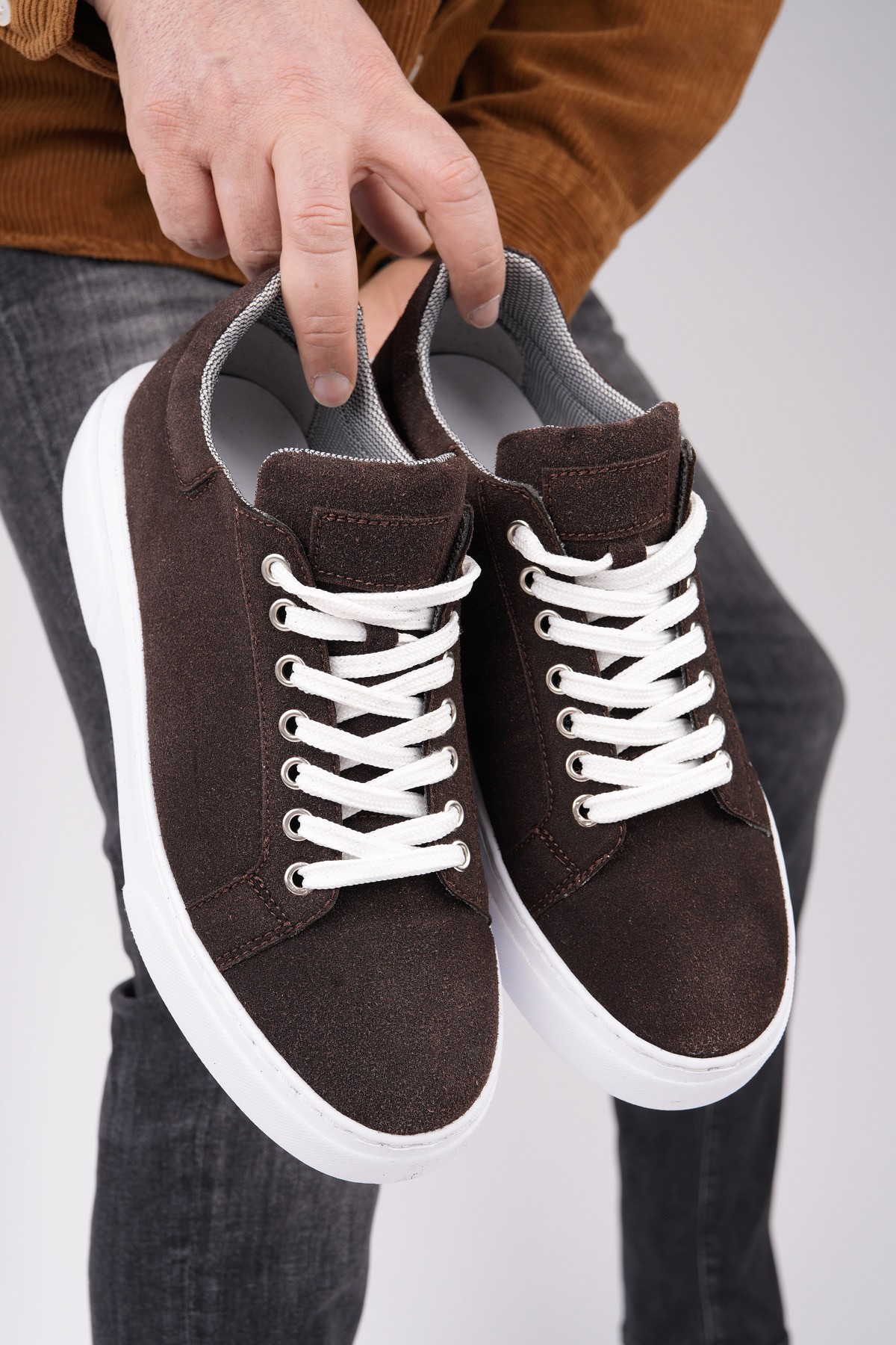 ZEYN Kalın Taban Bağcıklı Erkek Günlük Sneaker Spor Ayakkabı - Görsel 8