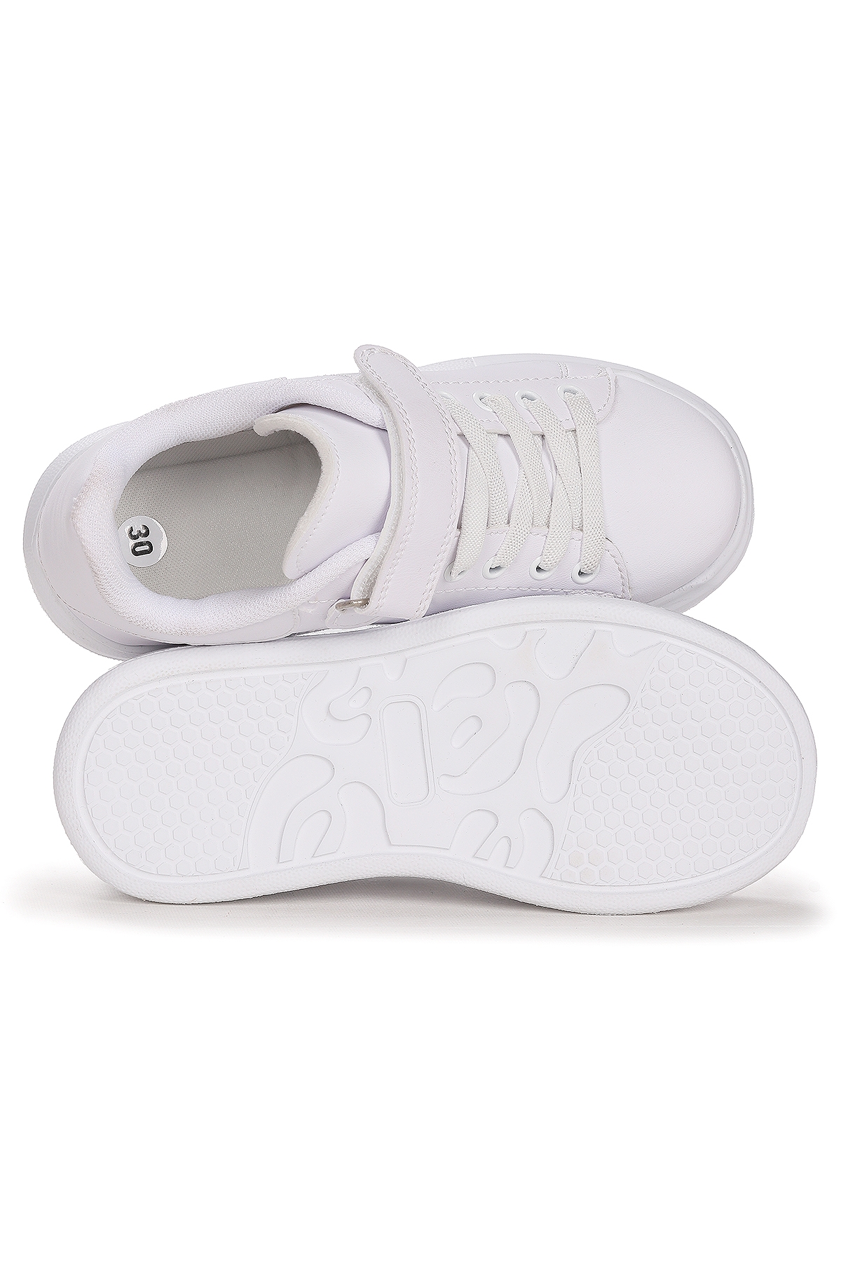 Kate Cırtlı Kız Çocuk Günlük Spor Ayakkabı Beyaz - Görsel 6