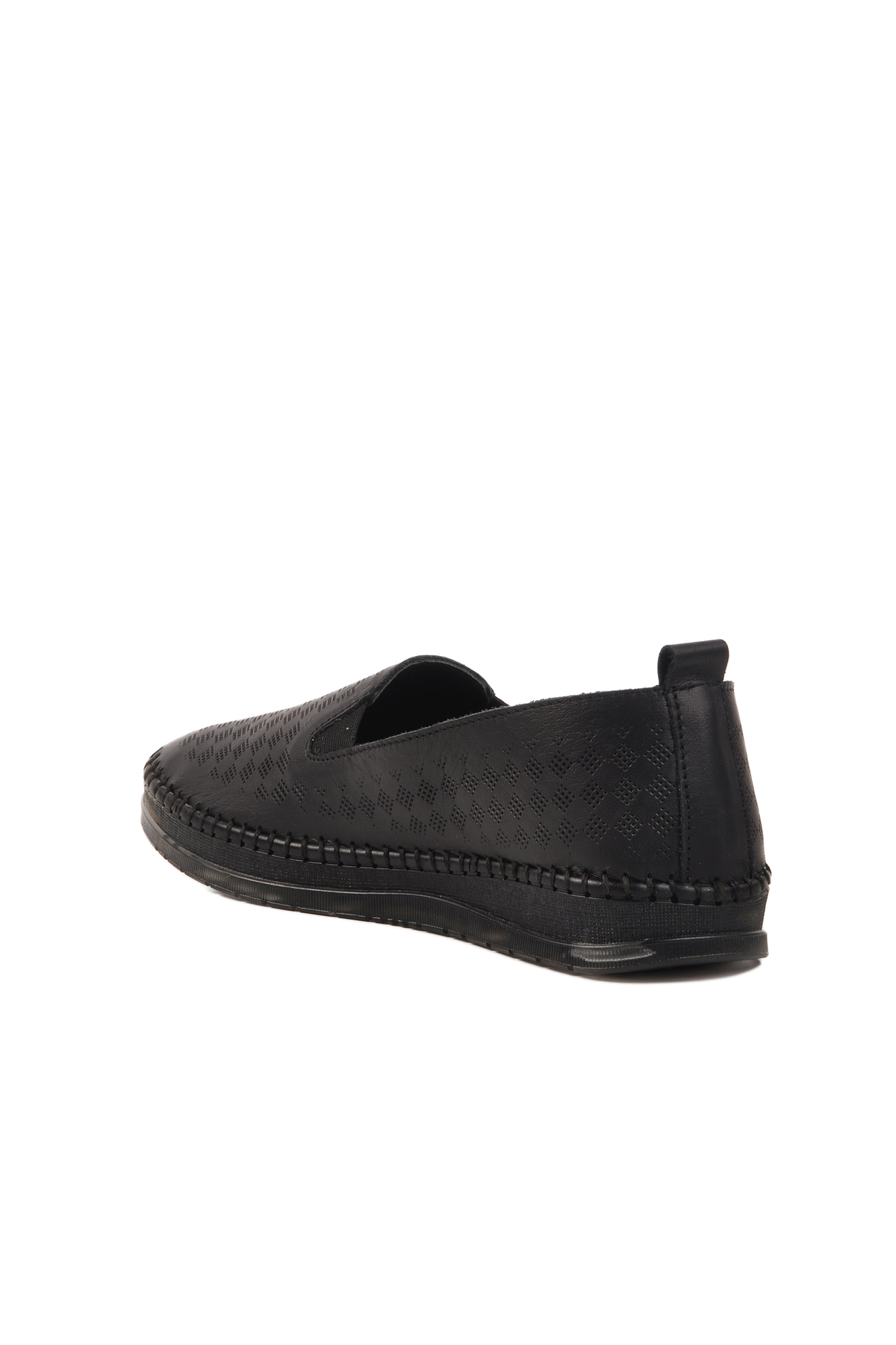 Siyah Hakiki Deri Kadın Casual Ayakkabı 510 Z - Görsel 5