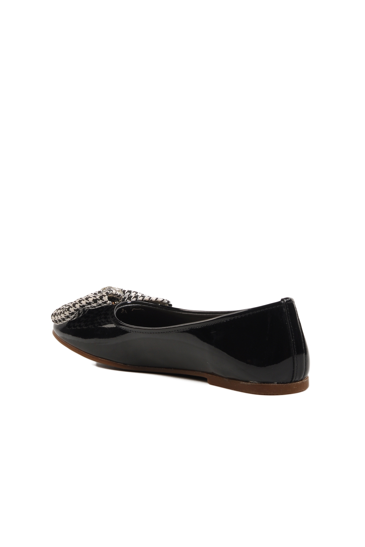 Siyah Rugan Fiyonk Kurdeleli Kız Çocuk Babet 180 F - Görsel 5