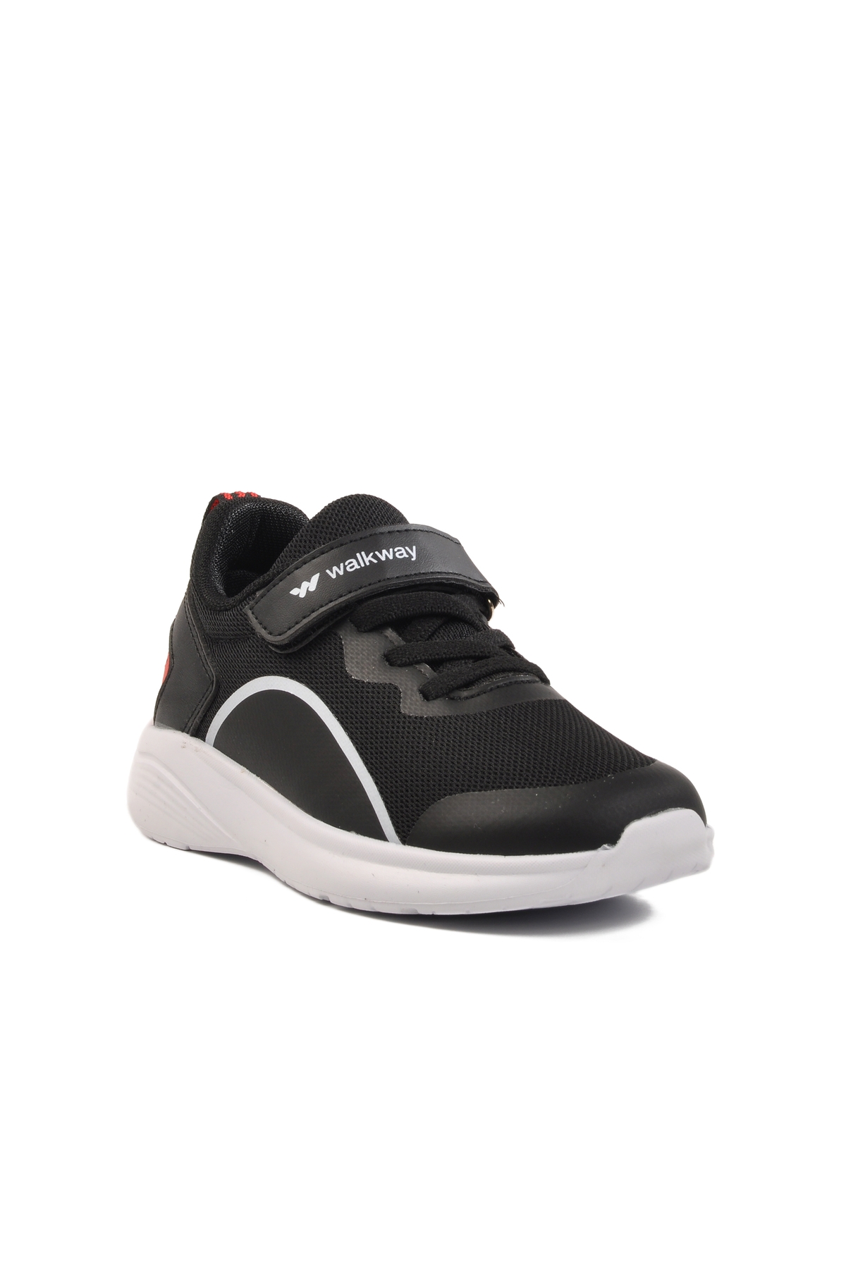 Siyah Fileli Cırtlı Hafif Unisex Çocuk Spor Ayakkabı Dera 640 F - Görsel 4