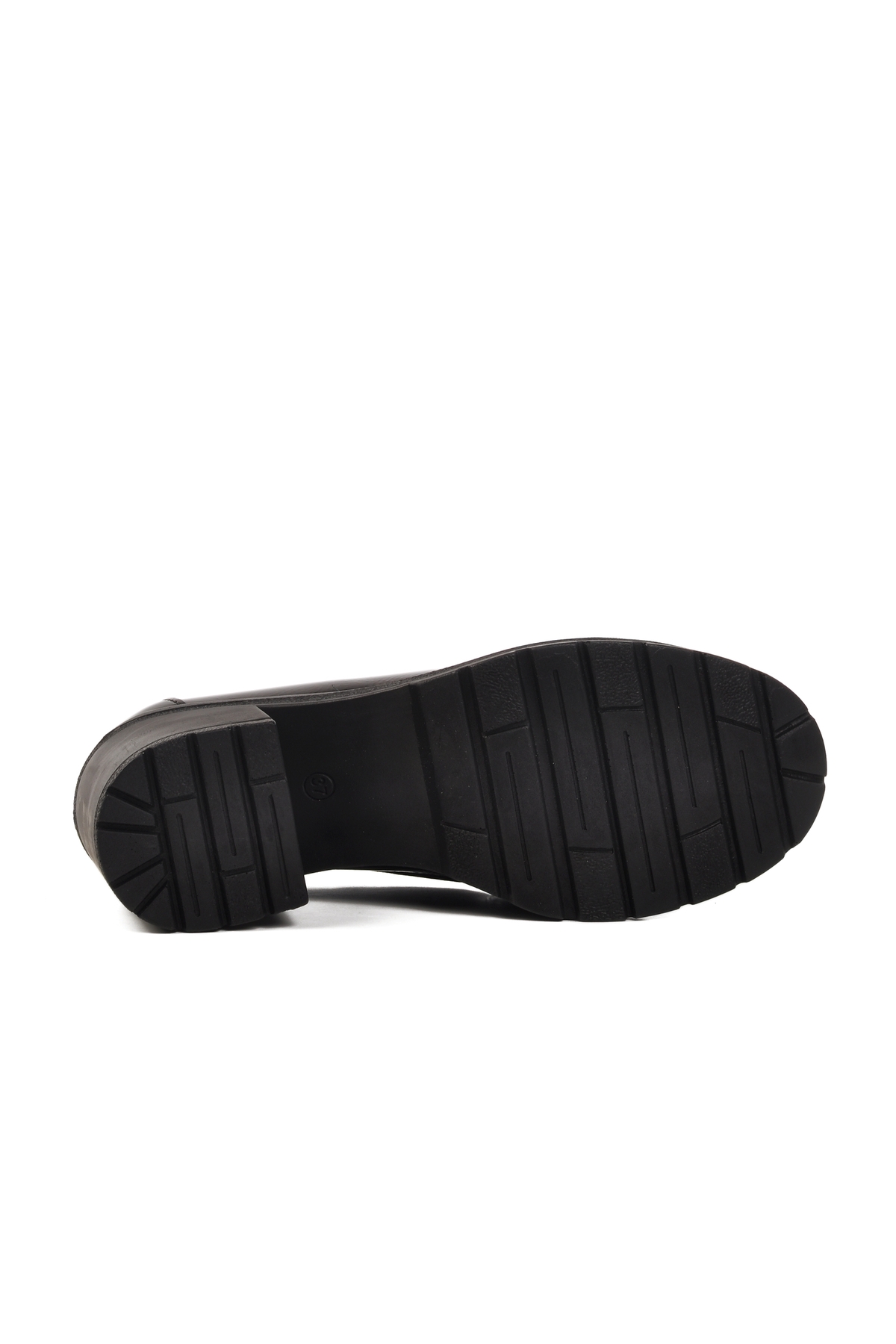 Siyah Rugan Topuklu Kadın Casual Ayakkabı 572401 Z - Görsel 6