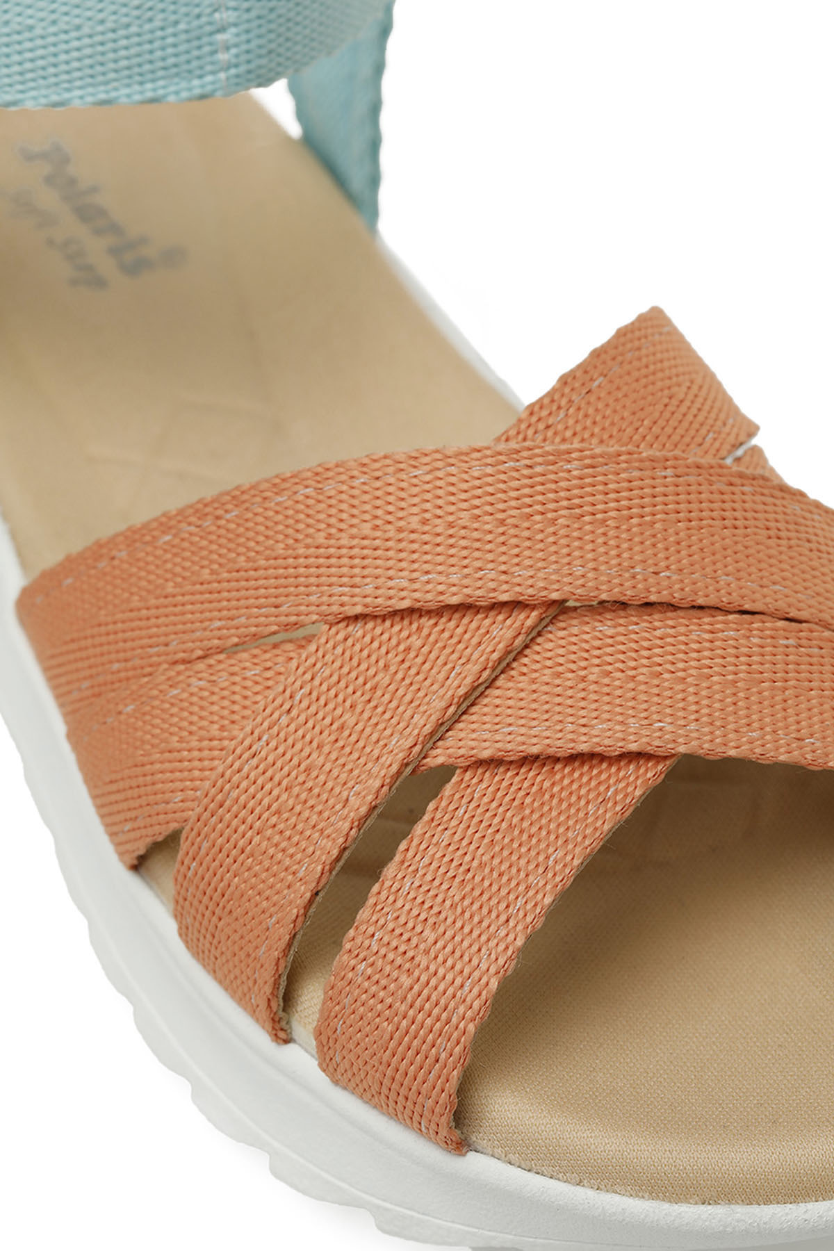 Polaris 323603.Z 4FX Nar Çiçeği Kadın Kalın Taban Sandalet - Görsel 8