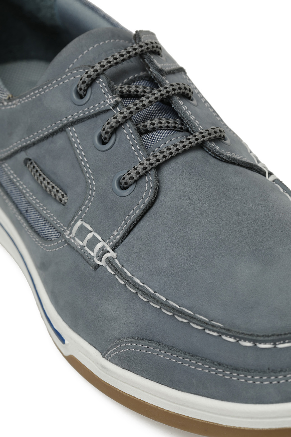 238561 5FX Mavi Erkek Marin Ayakkabı - Görsel 8