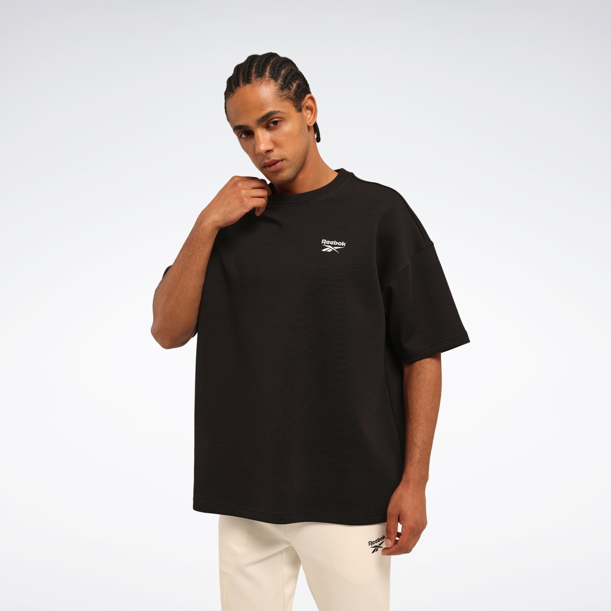 Reebok KERR TEE Siyah Erkek Kısa Kol T-Shirt