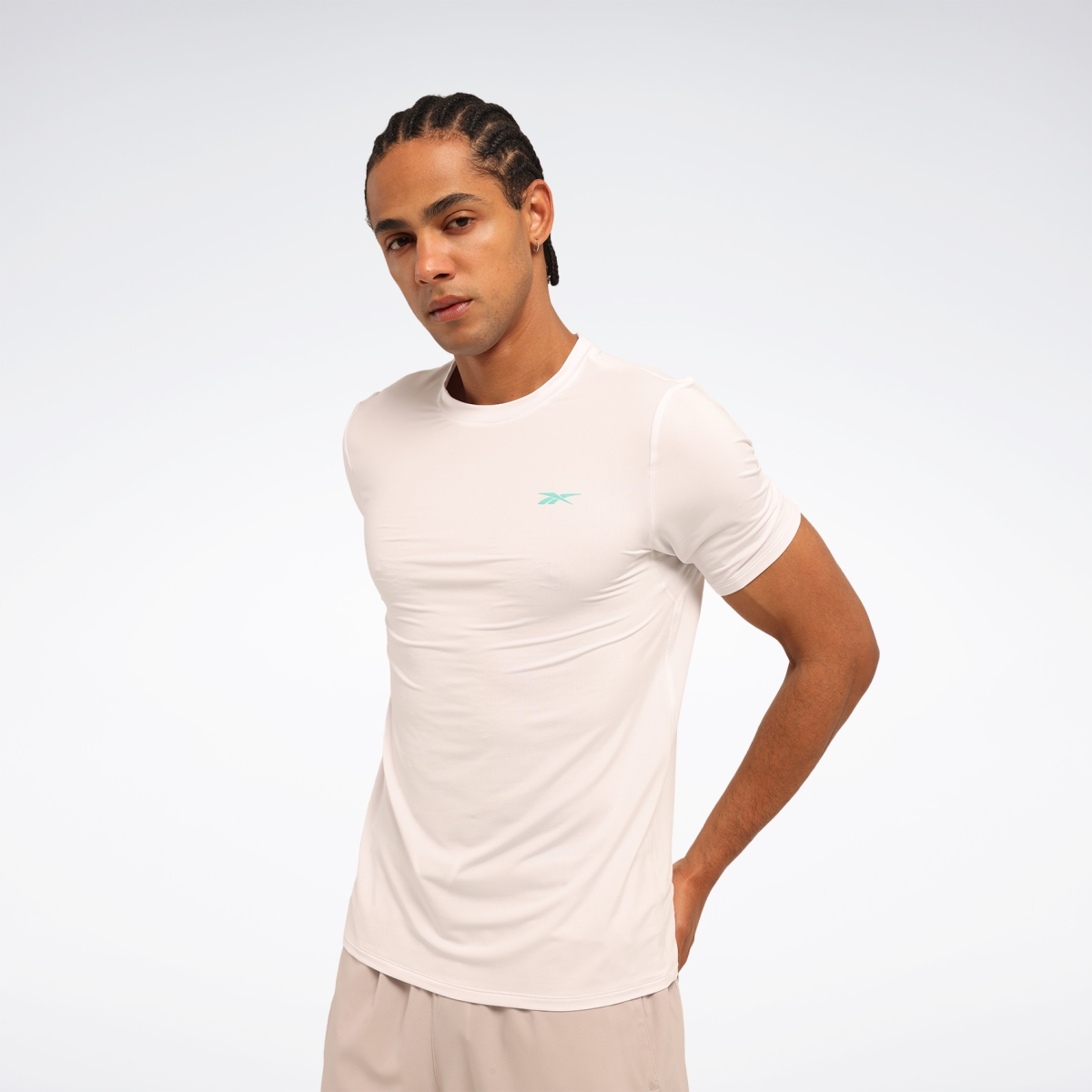 Reebok MONAC TEE Beyaz Erkek Kısa Kol T-Shirt