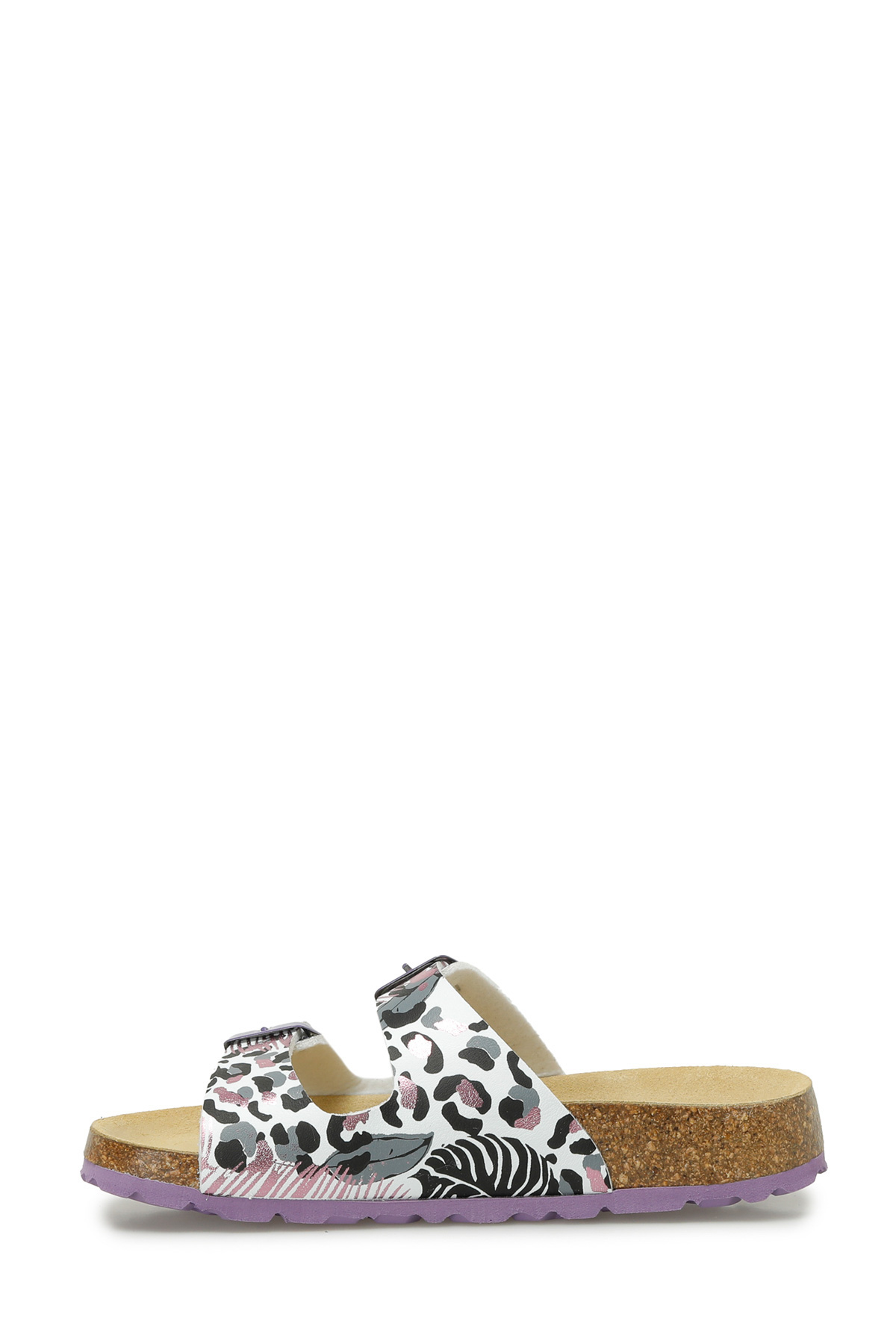 800111-1110-2 Beyaz Kız Çocuk Terlik - Görsel 4