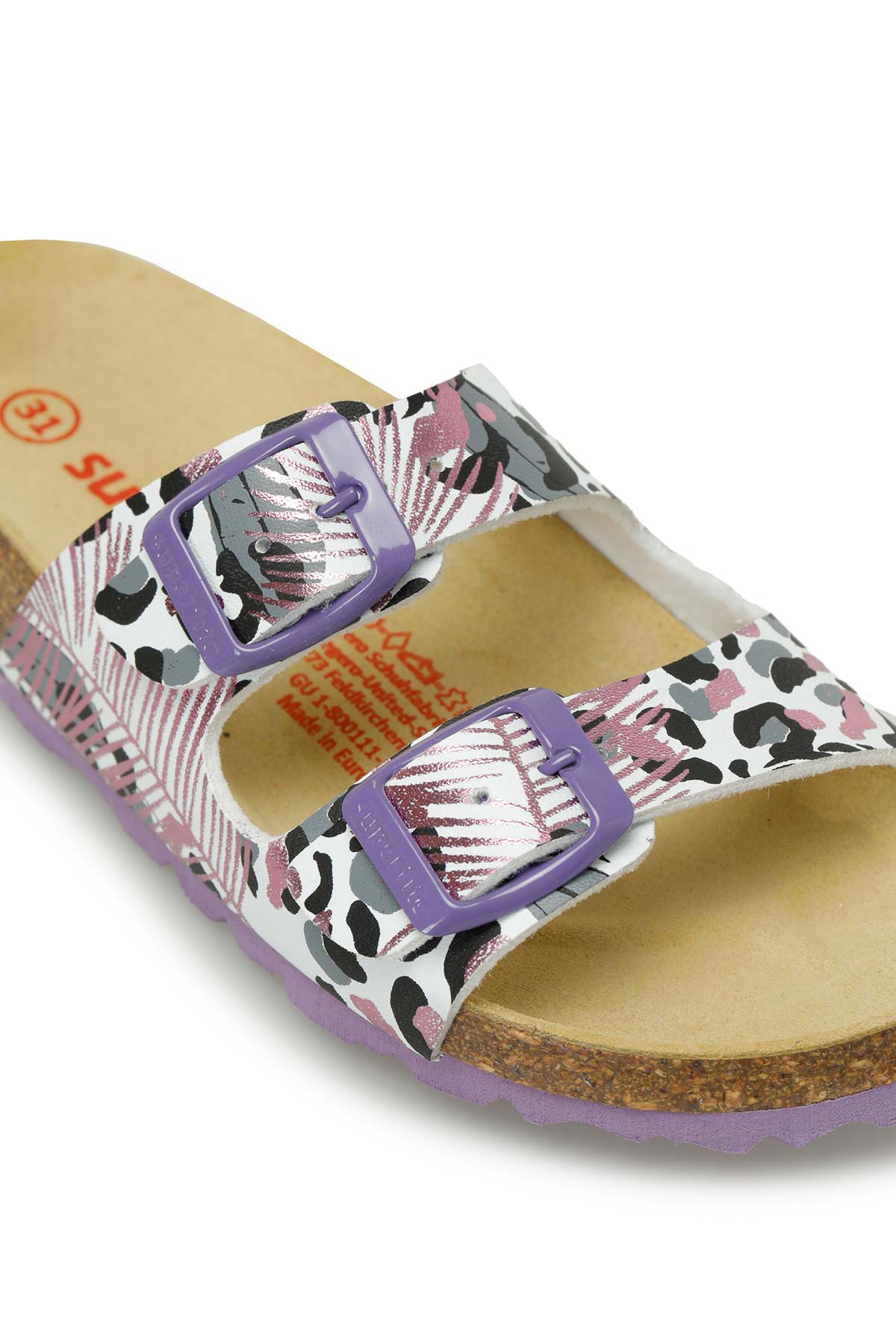 800111-1110-2 Beyaz Kız Çocuk Terlik - Görsel 8