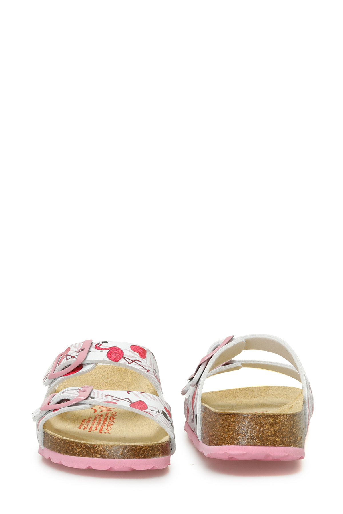 800111-1130-2 Beyaz Kız Çocuk Terlik - Görsel 6