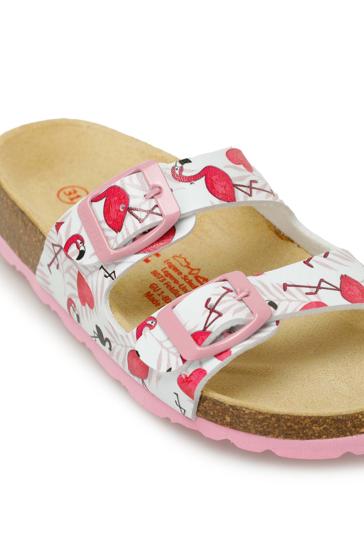 800111-1130-2 Beyaz Kız Çocuk Terlik - Görsel 8