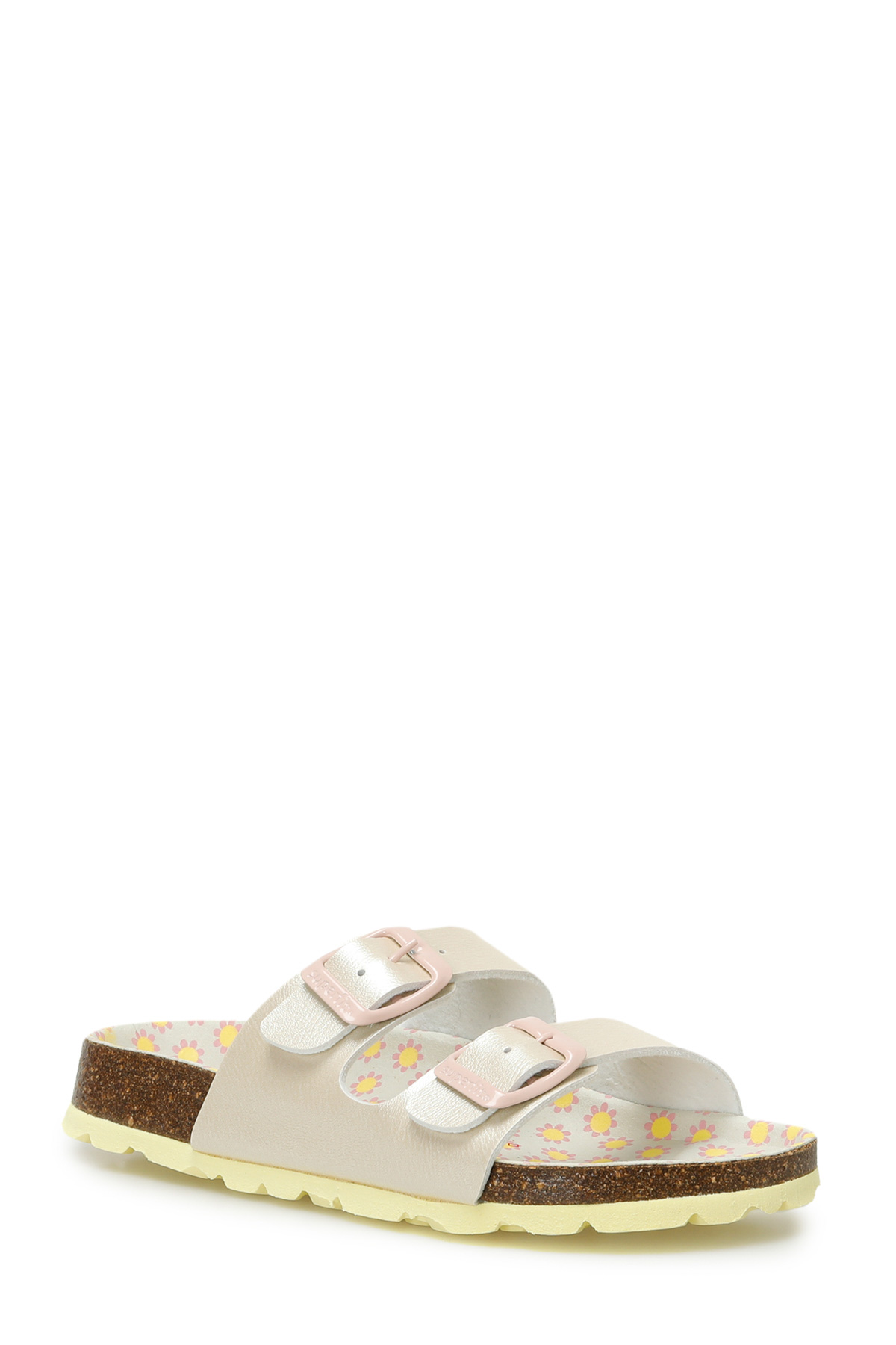 800111-6020-2 Sarı Kız Çocuk Terlik - Görsel 3