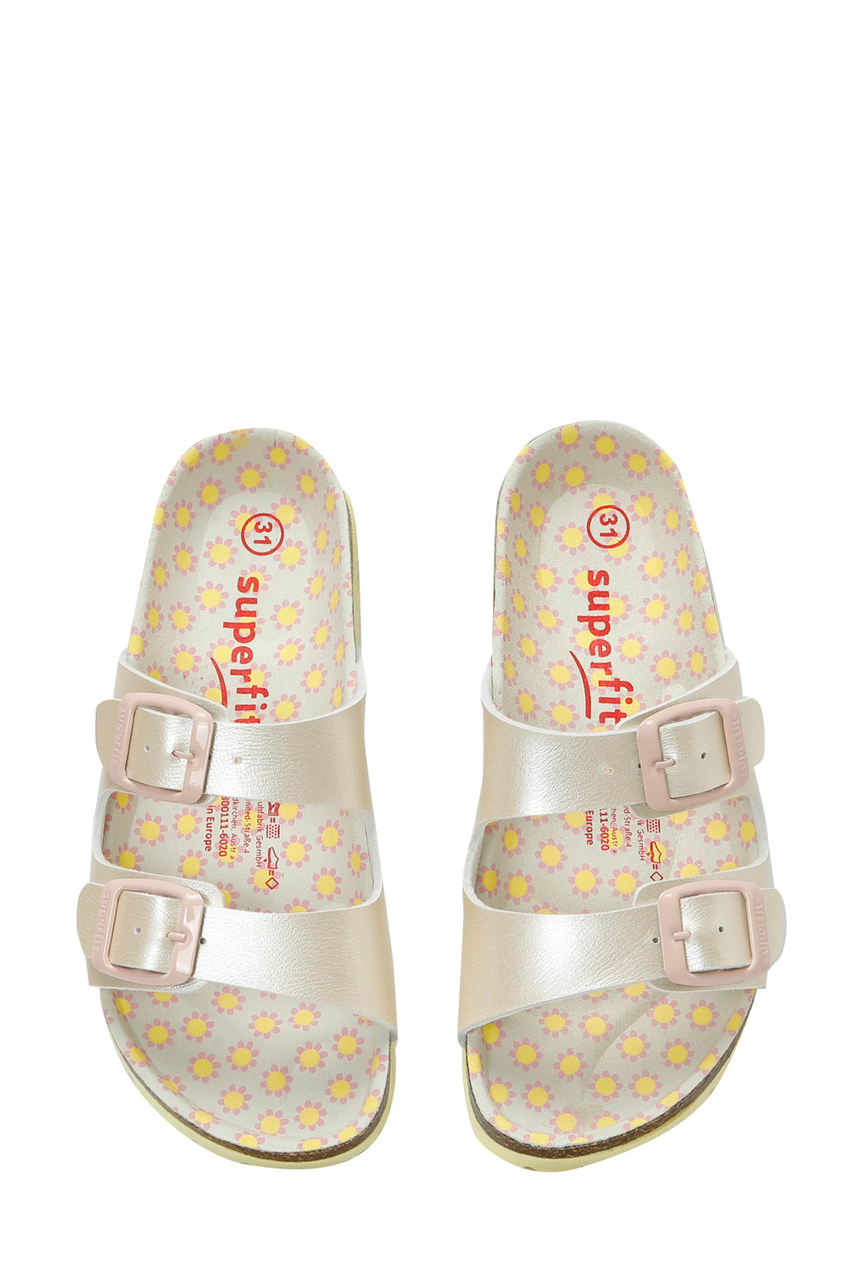 800111-6020-2 Sarı Kız Çocuk Terlik - Görsel 5