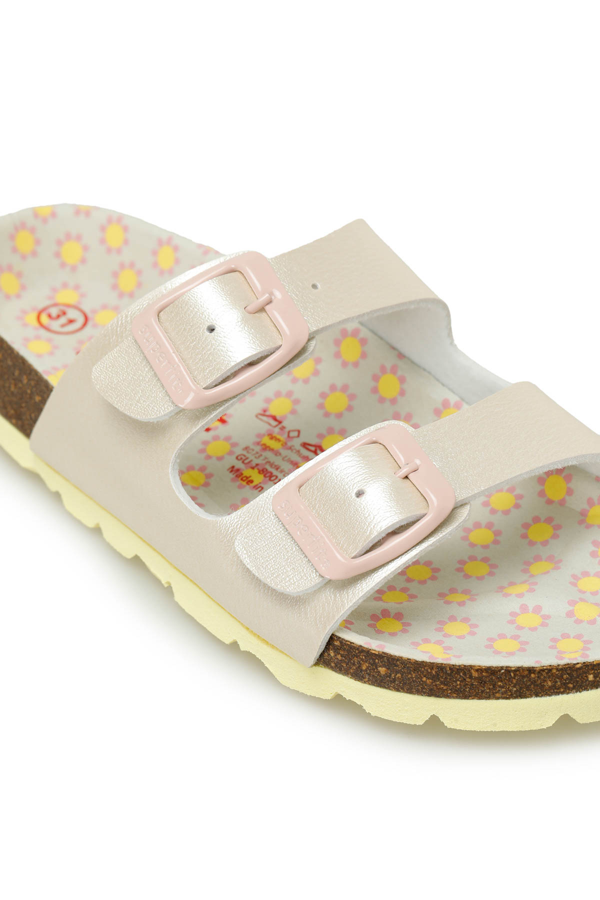 800111-6020-2 Sarı Kız Çocuk Terlik - Görsel 8