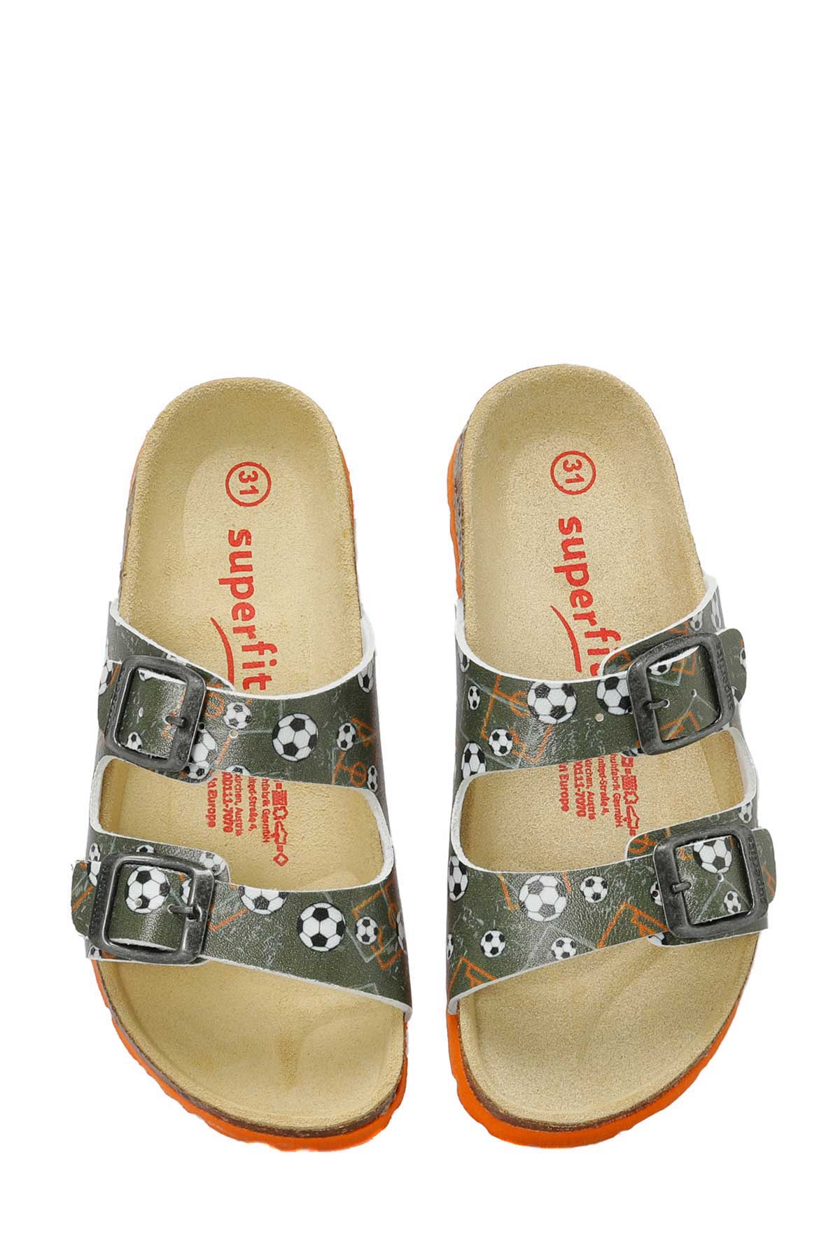 800111-7070-2 Yeşil Erkek Çocuk Terlik - Görsel 5