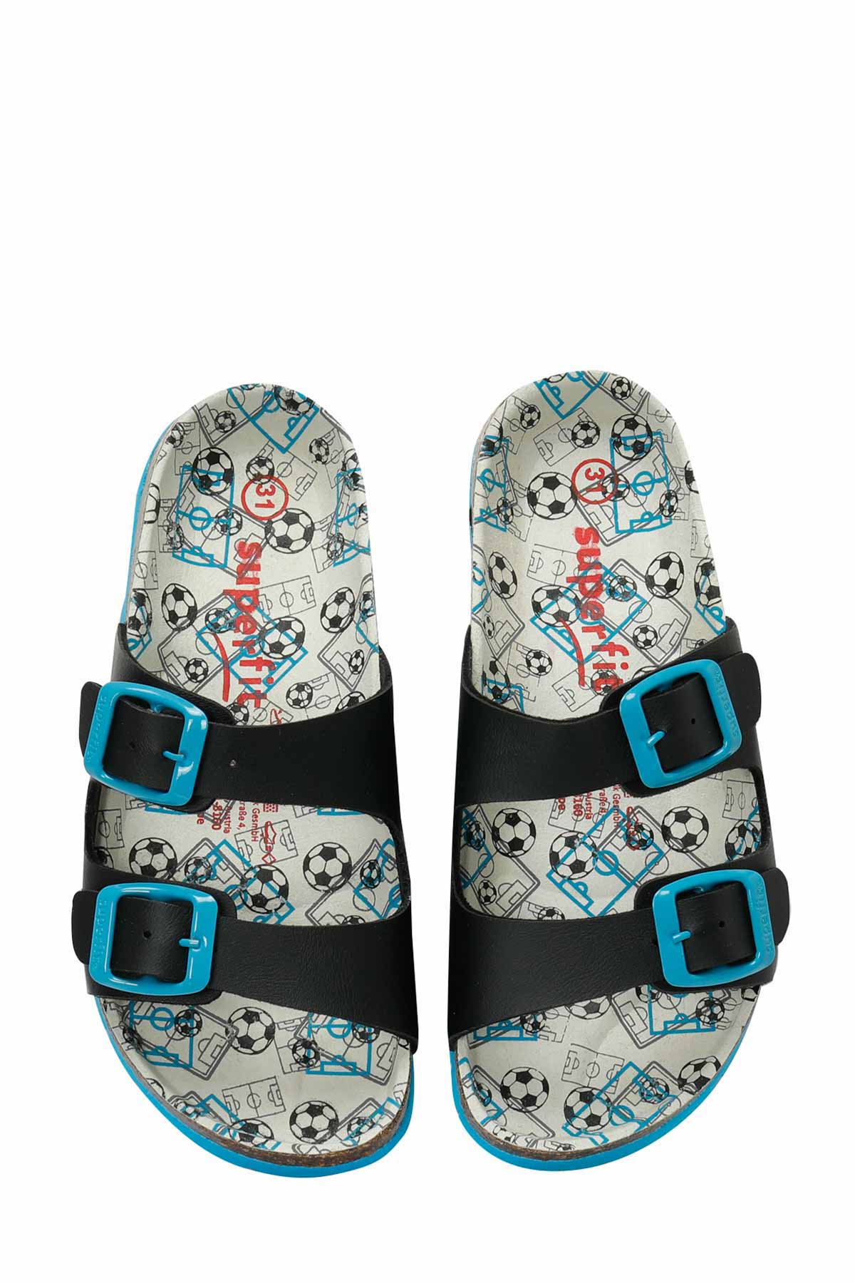 800111-8160-2 Mavi Erkek Çocuk Terlik - Görsel 5