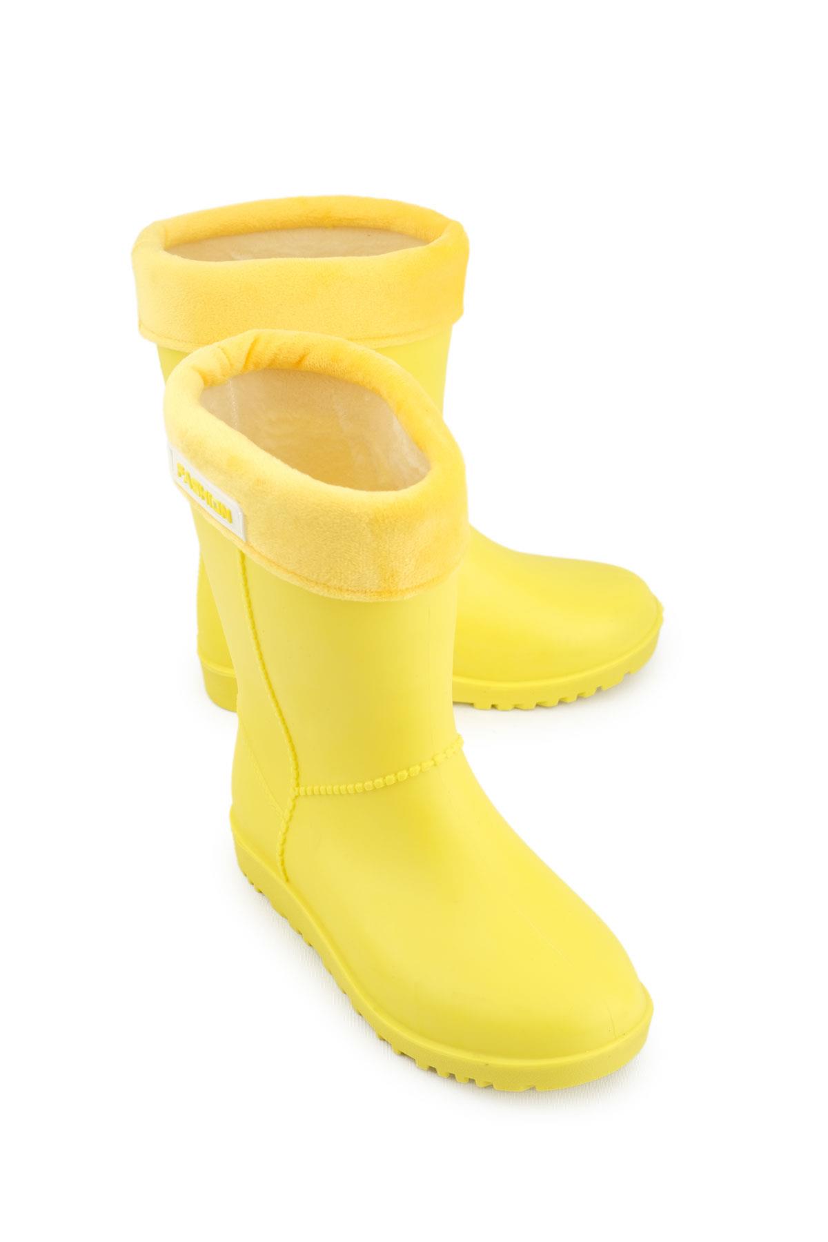 00622 Kız Çocuk Termal Astarlı Su Yağmur Geçirmez Çizme - Görsel 2