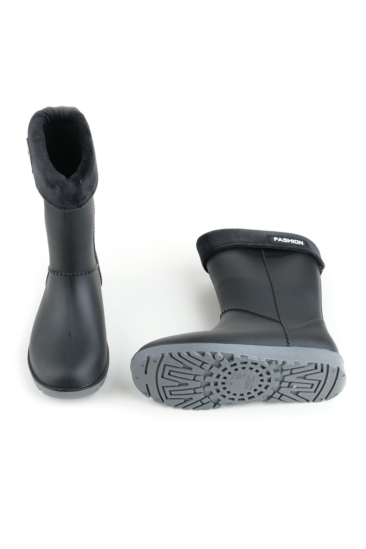 00622 Kız Çocuk Termal Astarlı Su Yağmur Geçirmez Çizme - Görsel 6