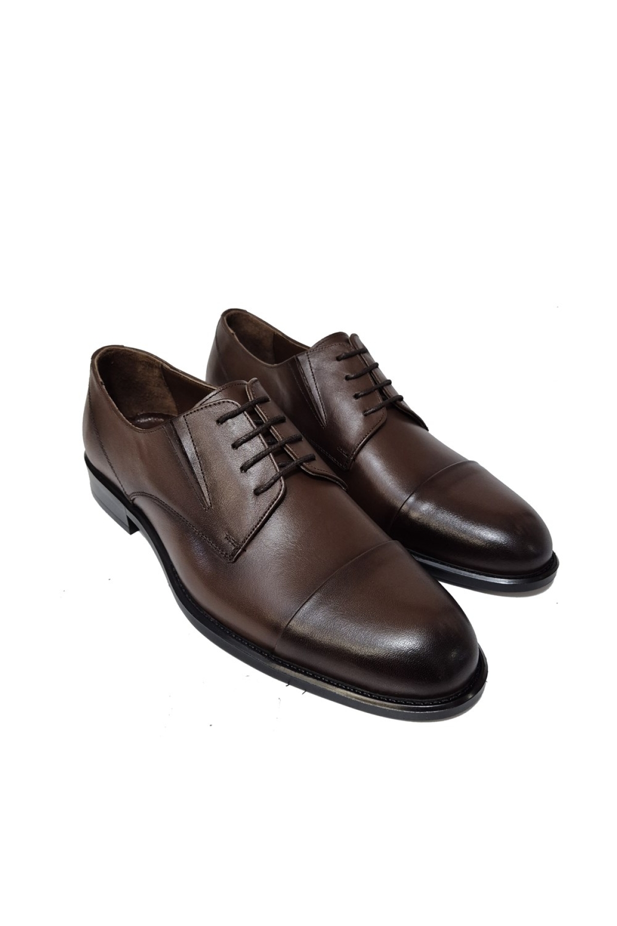 Bağcıklı Burun Kat Parça Model Poli Taban Kundura BC-213-NEOLİT - Görsel 4