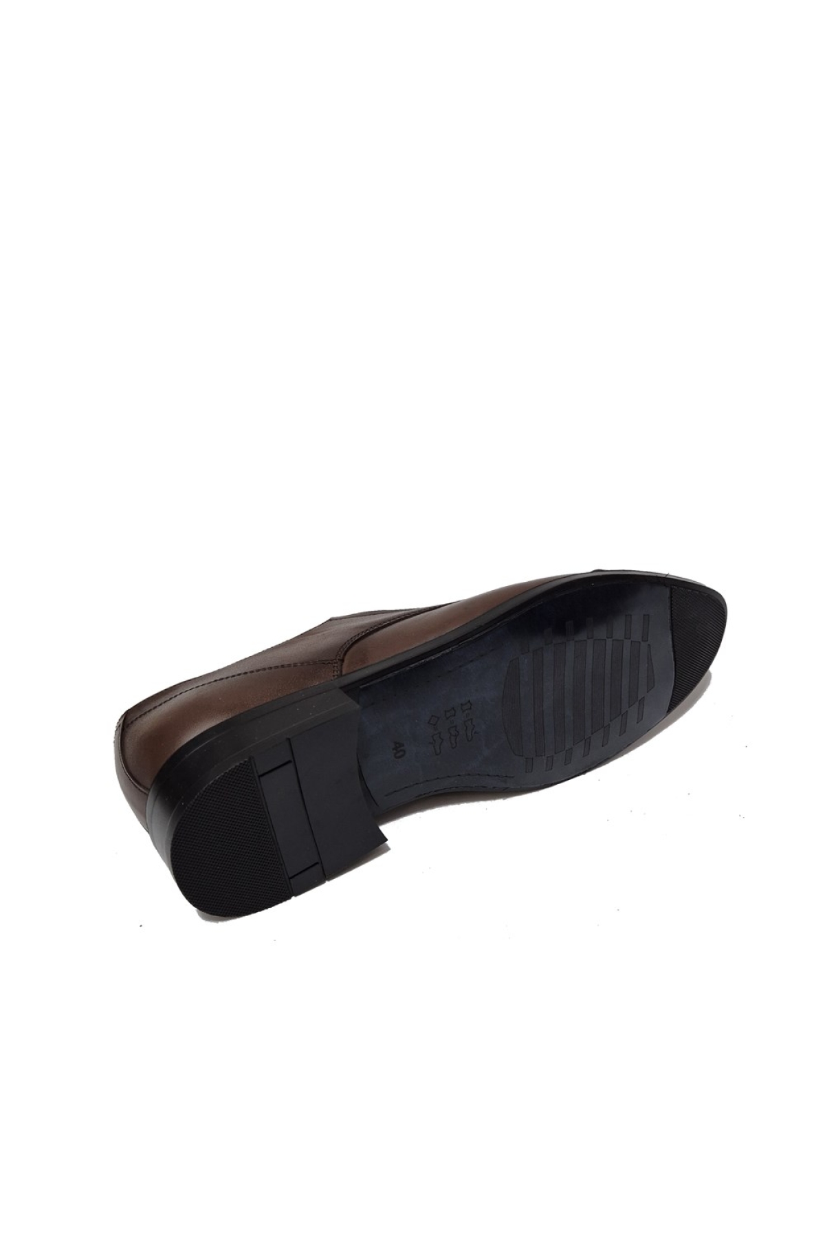 Bağcıklı Burun Kat Parça Model Poli Taban Kundura BC-213-NEOLİT - Görsel 5