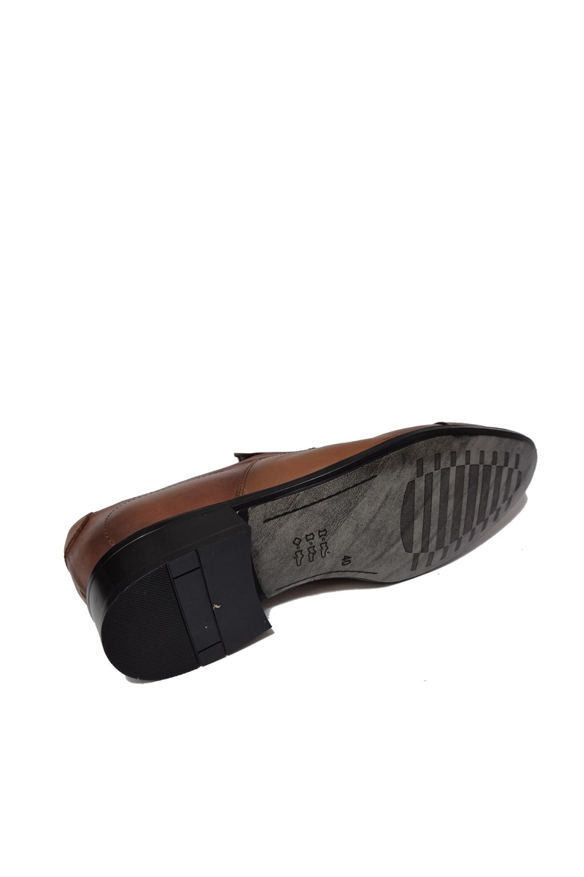 Bağsız Orta ve Burun Kısmı Kat Deri Model Neolit Taban Kundura BC-126-NEOLIT - Görsel 5