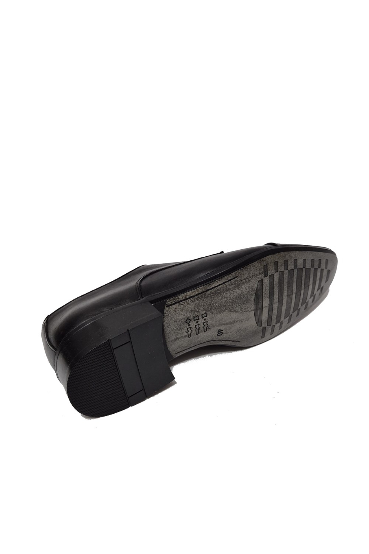 Bağcıklı Burun Kısmı Kat Model Sade Jurdan Kundura BC-851 - Görsel 5