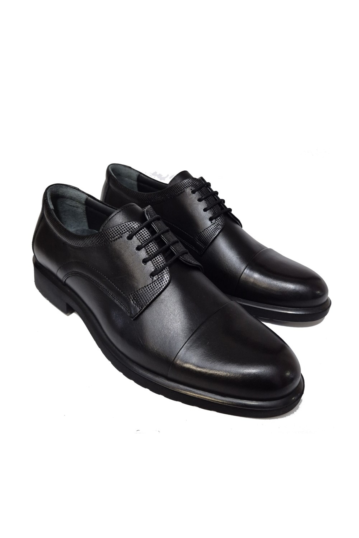 Bağcıklı Burun Kat Parça Model Poli Taban Kundura BC-217 - Görsel 4