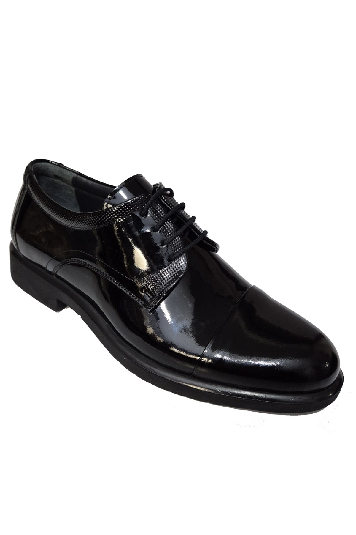 Bağcıklı Burun Kat Parça Model Poli Taban Kundura BC-217 - Görsel 2