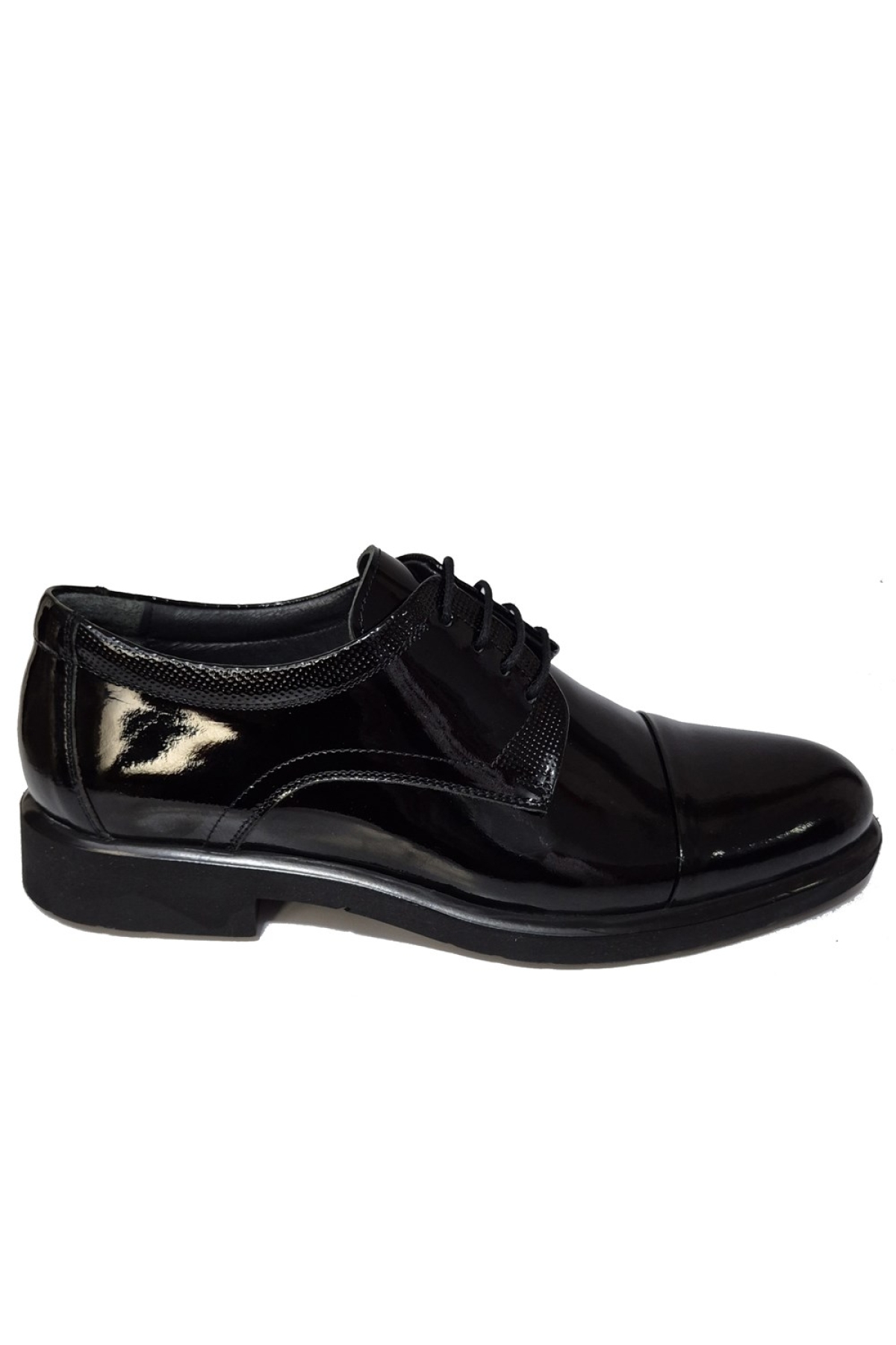 Bağcıklı Burun Kat Parça Model Poli Taban Kundura BC-217 - Görsel 3