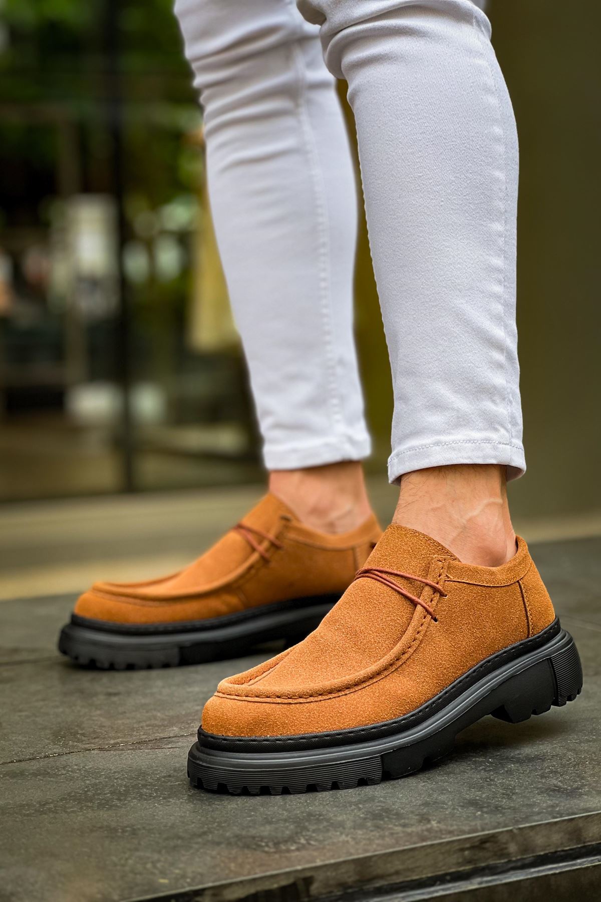 Bağcıklı Erkek Günlük Ayakkabı Taba - Görsel 2