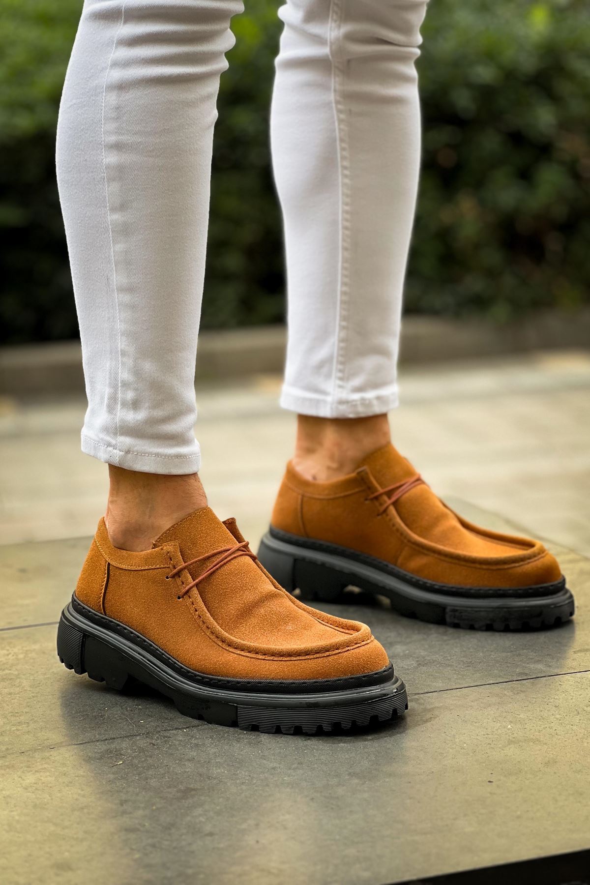 Bağcıklı Erkek Günlük Ayakkabı Taba - Görsel 6