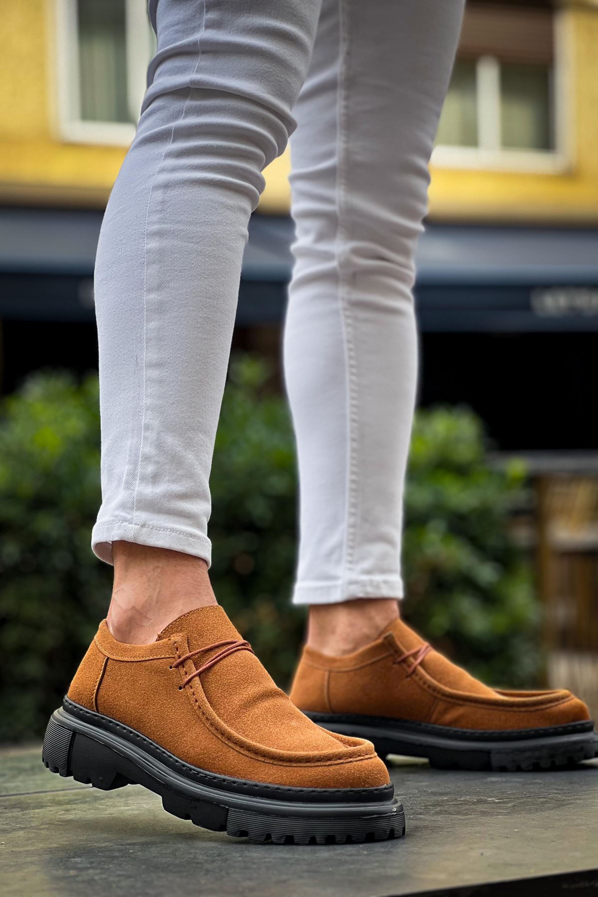 Bağcıklı Erkek Günlük Ayakkabı Taba - Görsel 7