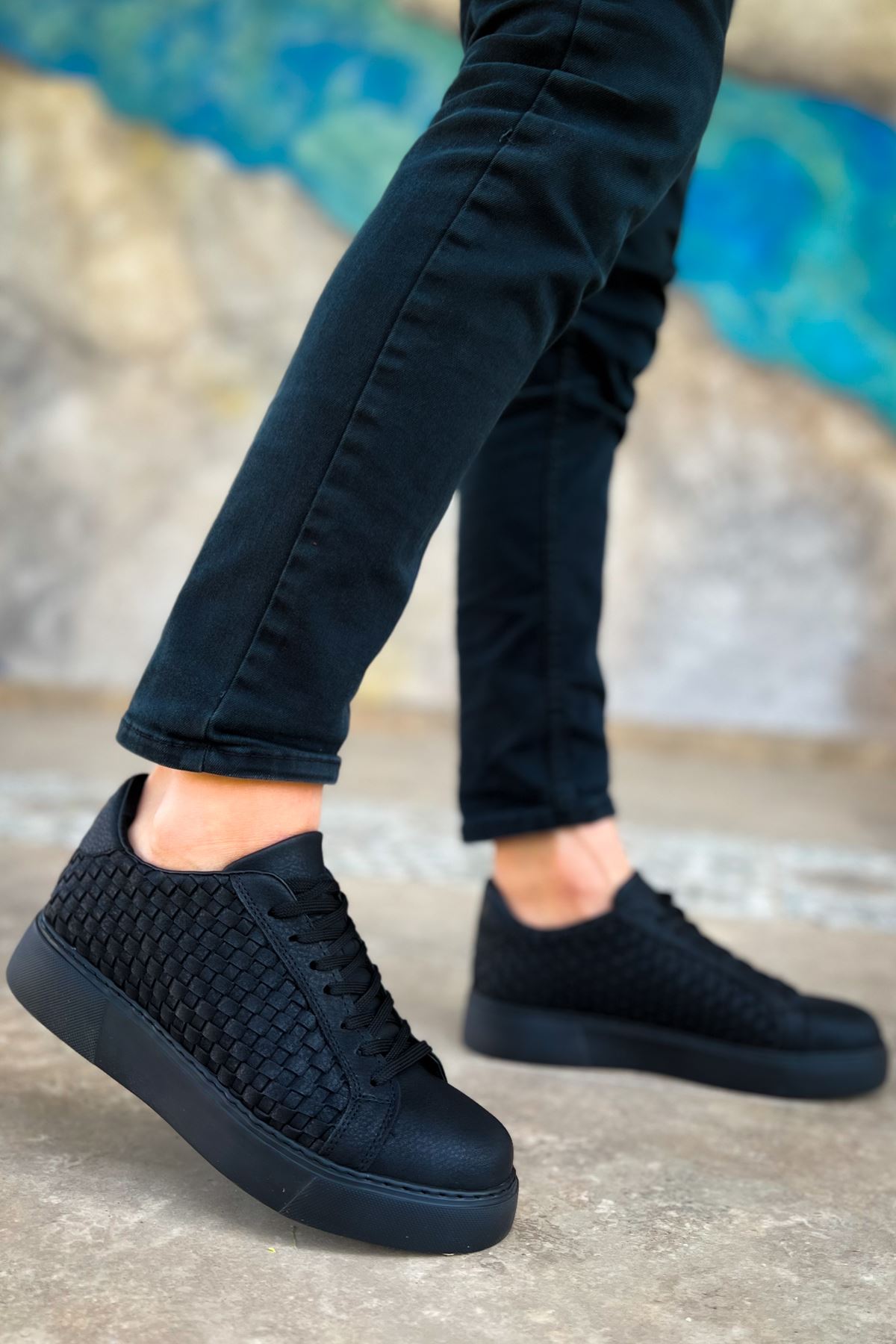 Bağcıklı Erkek Günlük Ayakkabı Siyah - Görsel 2