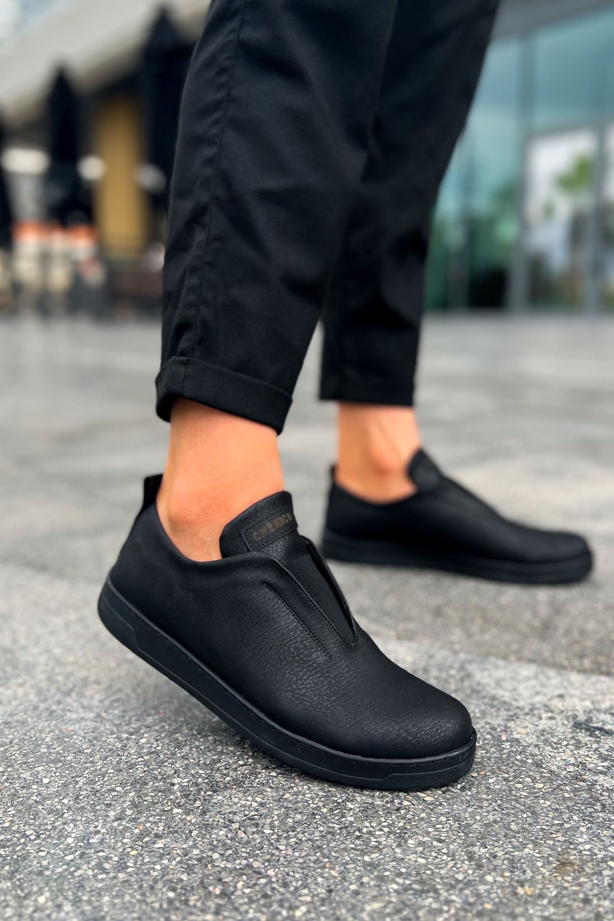 Düz Erkek Günlük Ayakkabı Siyah - Görsel 2