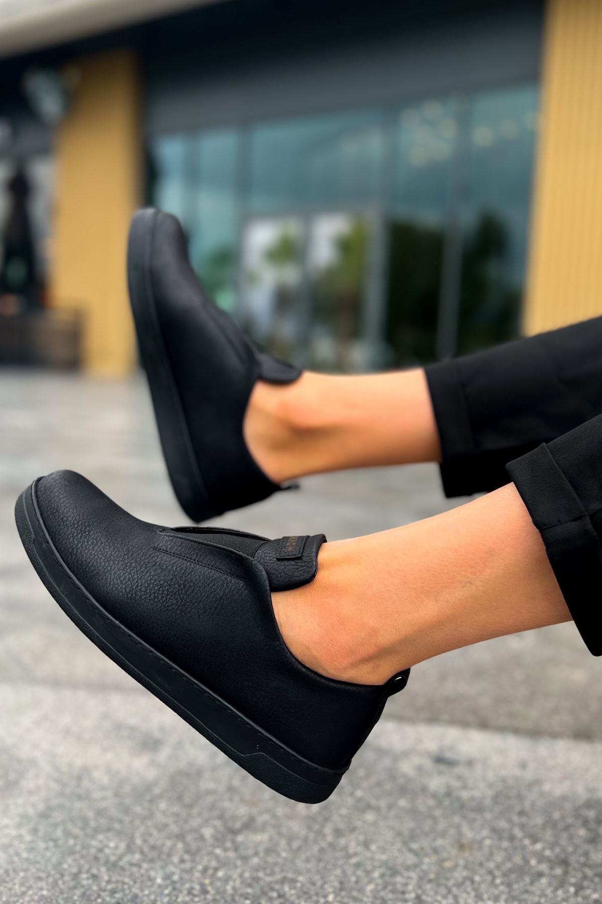 Düz Erkek Günlük Ayakkabı Siyah - Görsel 6