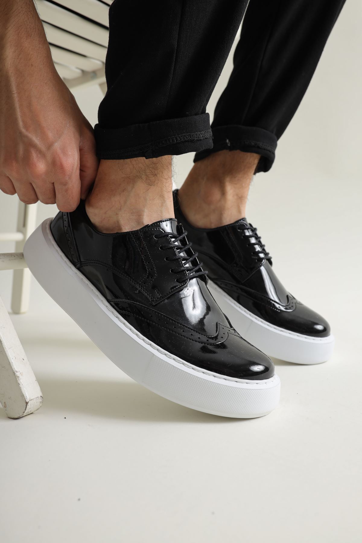 Bağcıklı Erkek Günlük Ayakkabı Siyah - Görsel 2