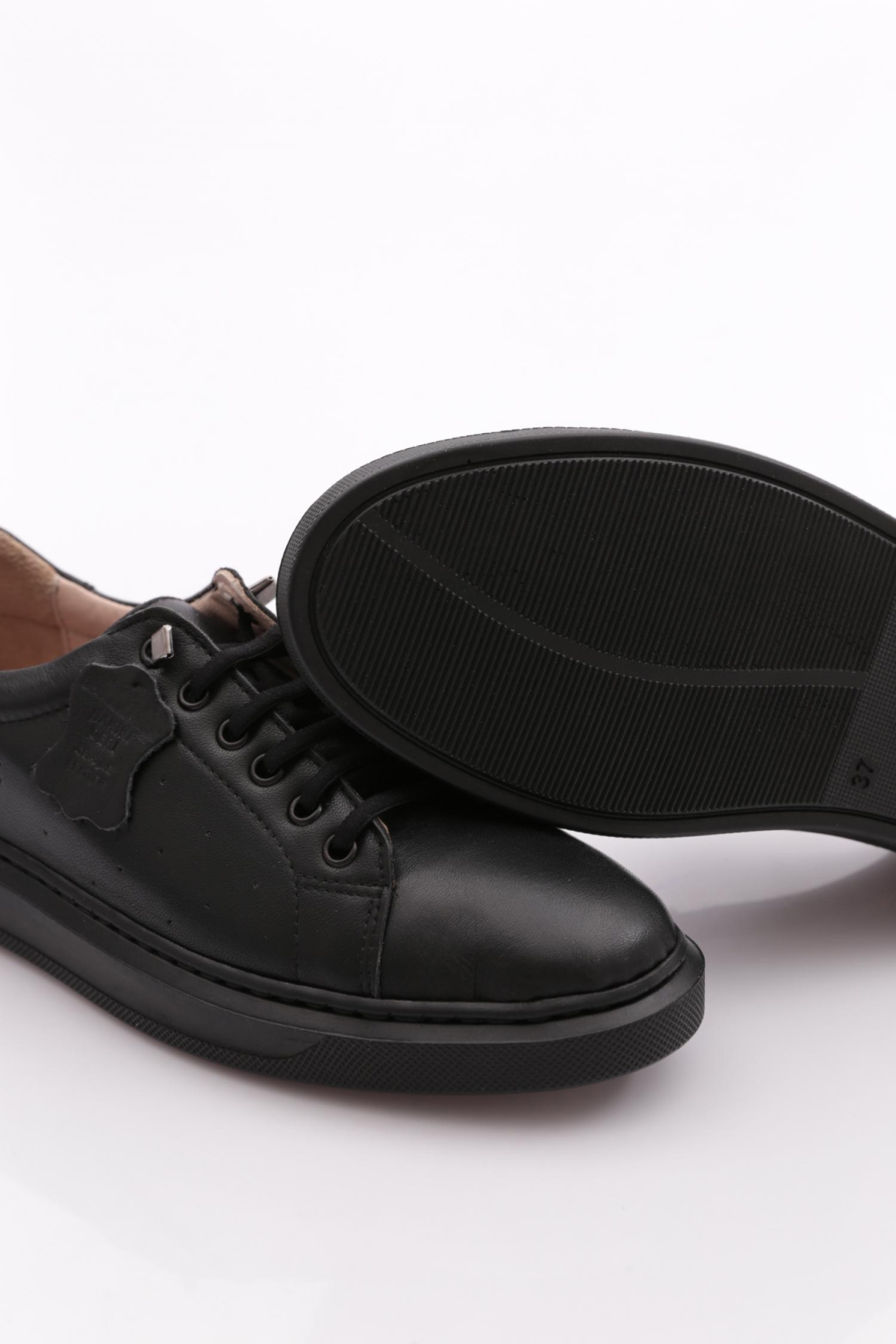 P64 Kadin Bağcikli Düz Taban Sneaker Ayakkabi - Görsel 5