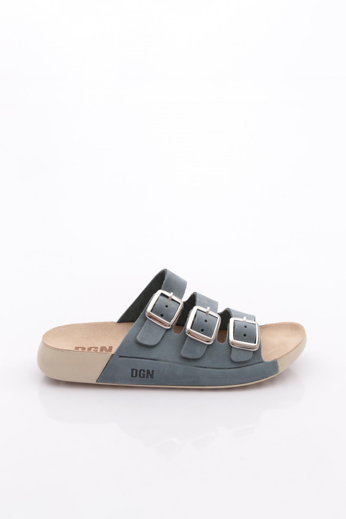 P29 Kadin Tokali Üç Bantli Terlik - Görsel 2