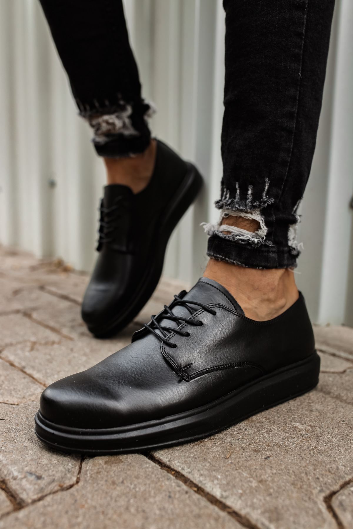 Bağcıklı Erkek Günlük Ayakkabı Siyah - Görsel 2