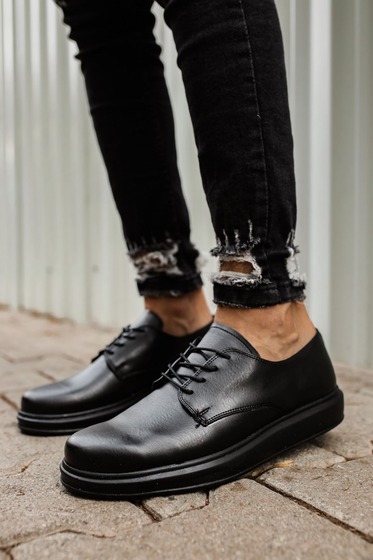 Bağcıklı Erkek Günlük Ayakkabı Siyah - Görsel 4
