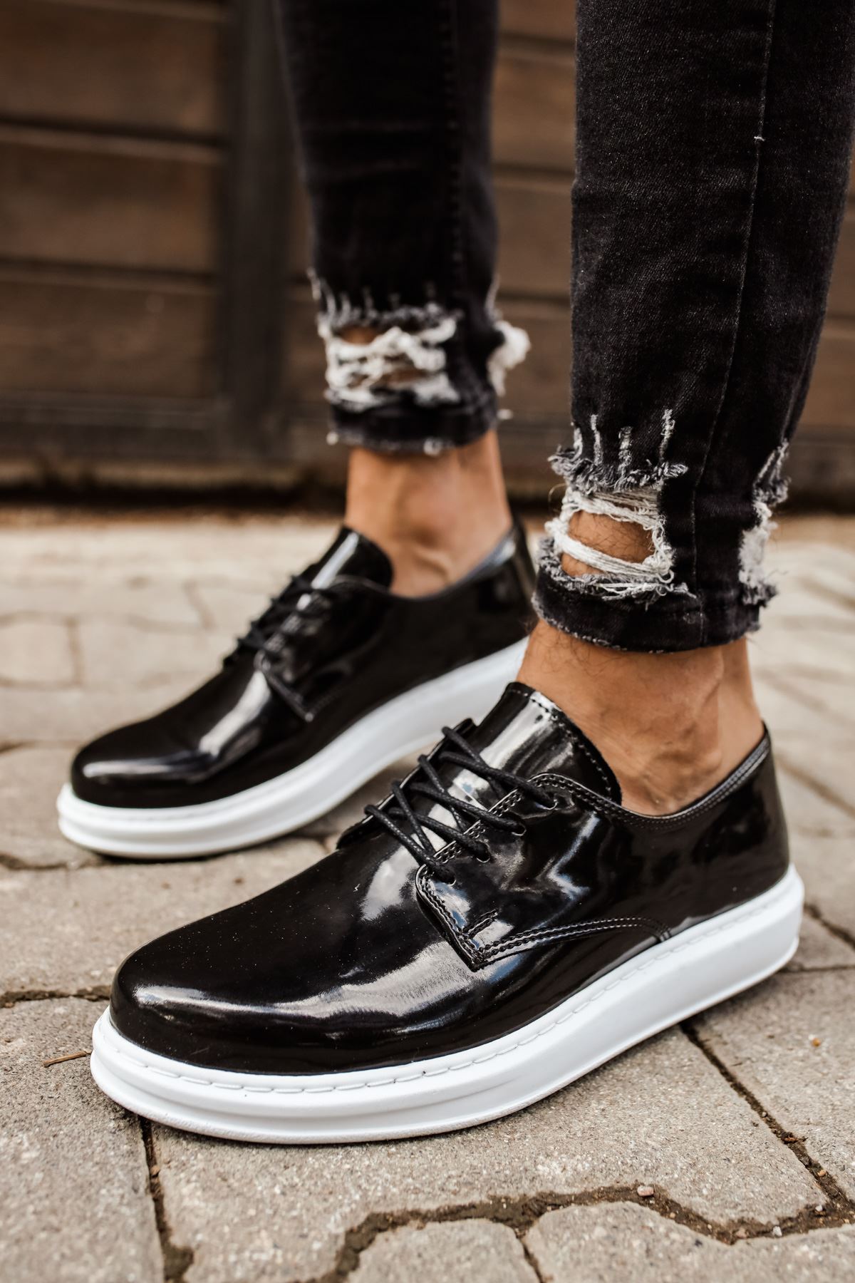 Bağcıklı Erkek Günlük Ayakkabı Siyah - Görsel 3