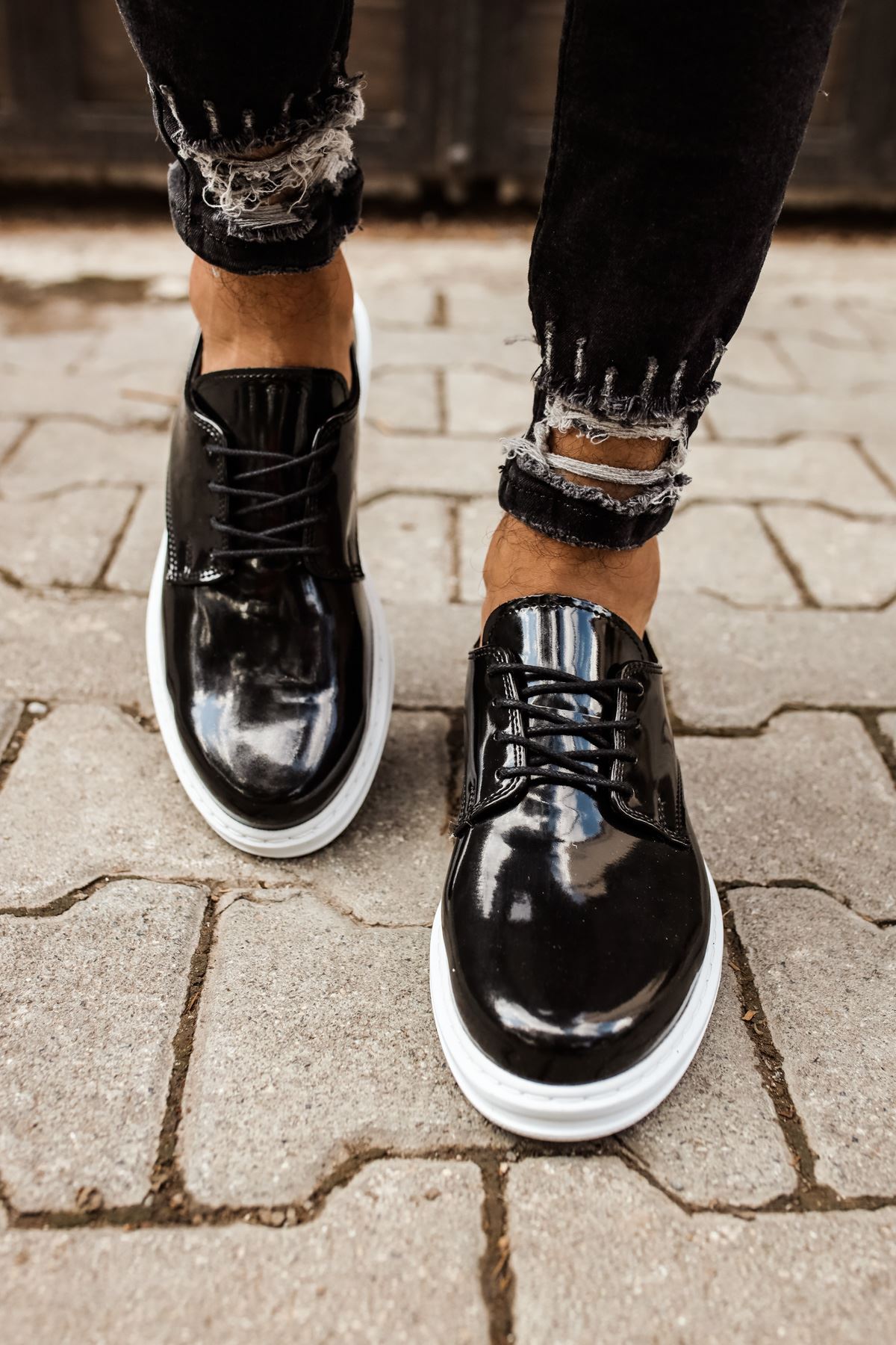 Bağcıklı Erkek Günlük Ayakkabı Siyah - Görsel 4