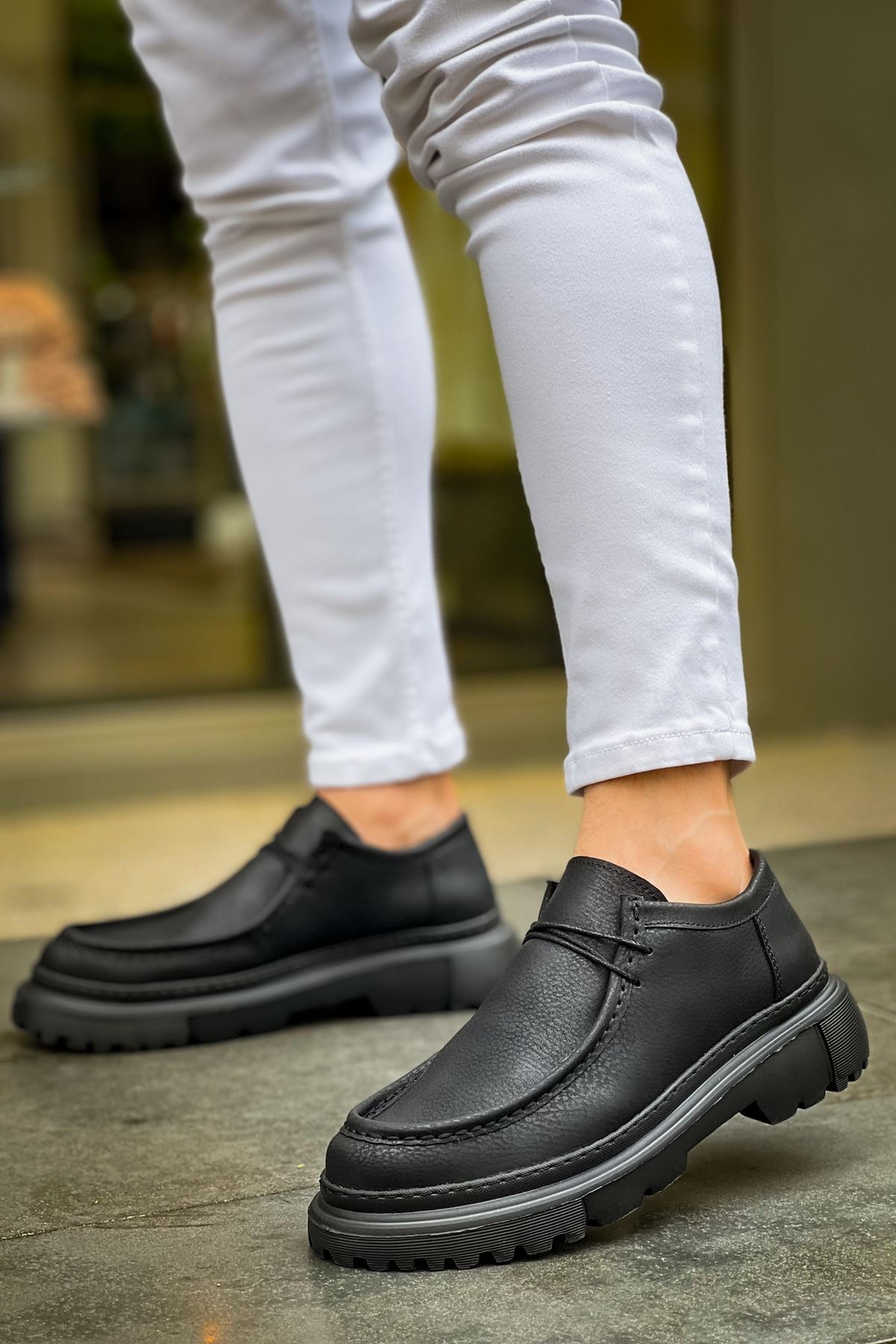 Bağcıklı Erkek Günlük Ayakkabı Siyah - Görsel 2