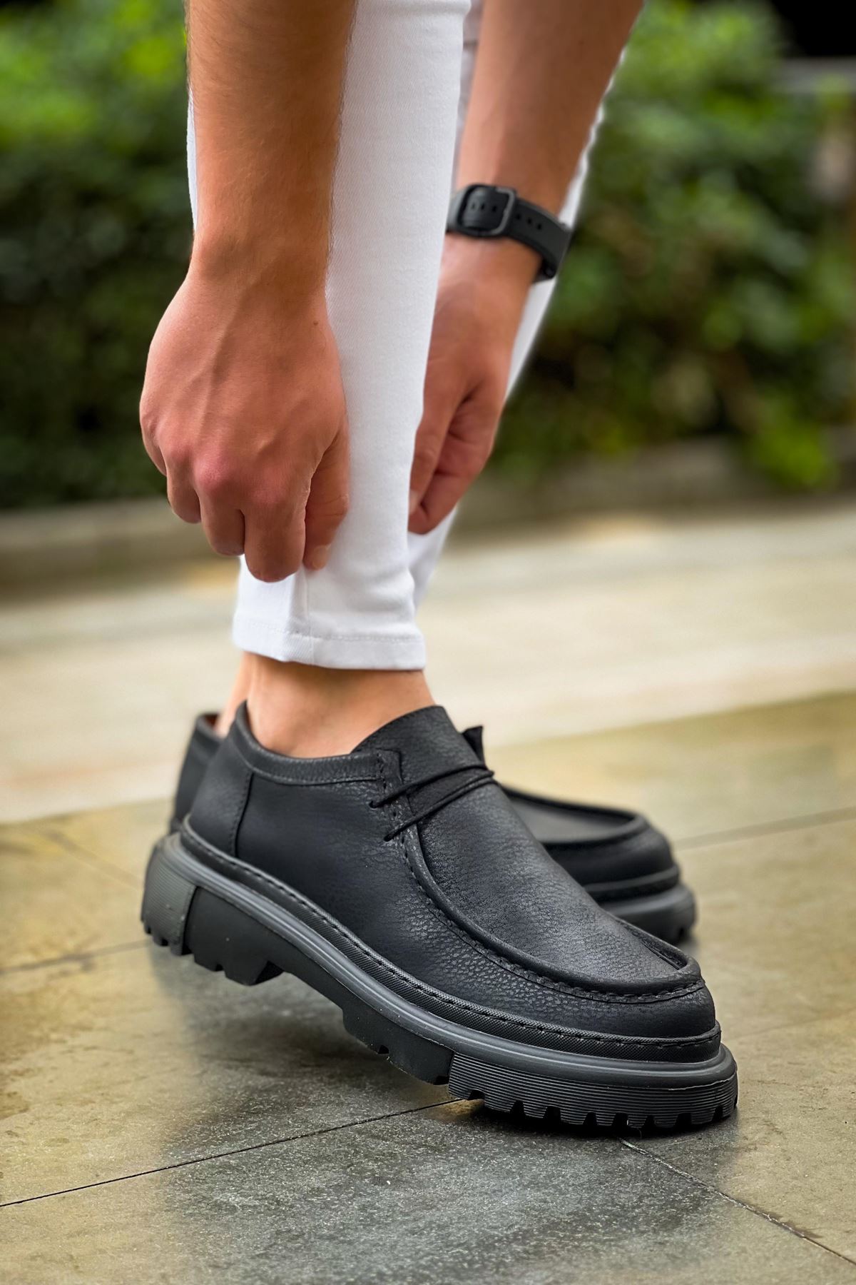 Bağcıklı Erkek Günlük Ayakkabı Siyah - Görsel 3