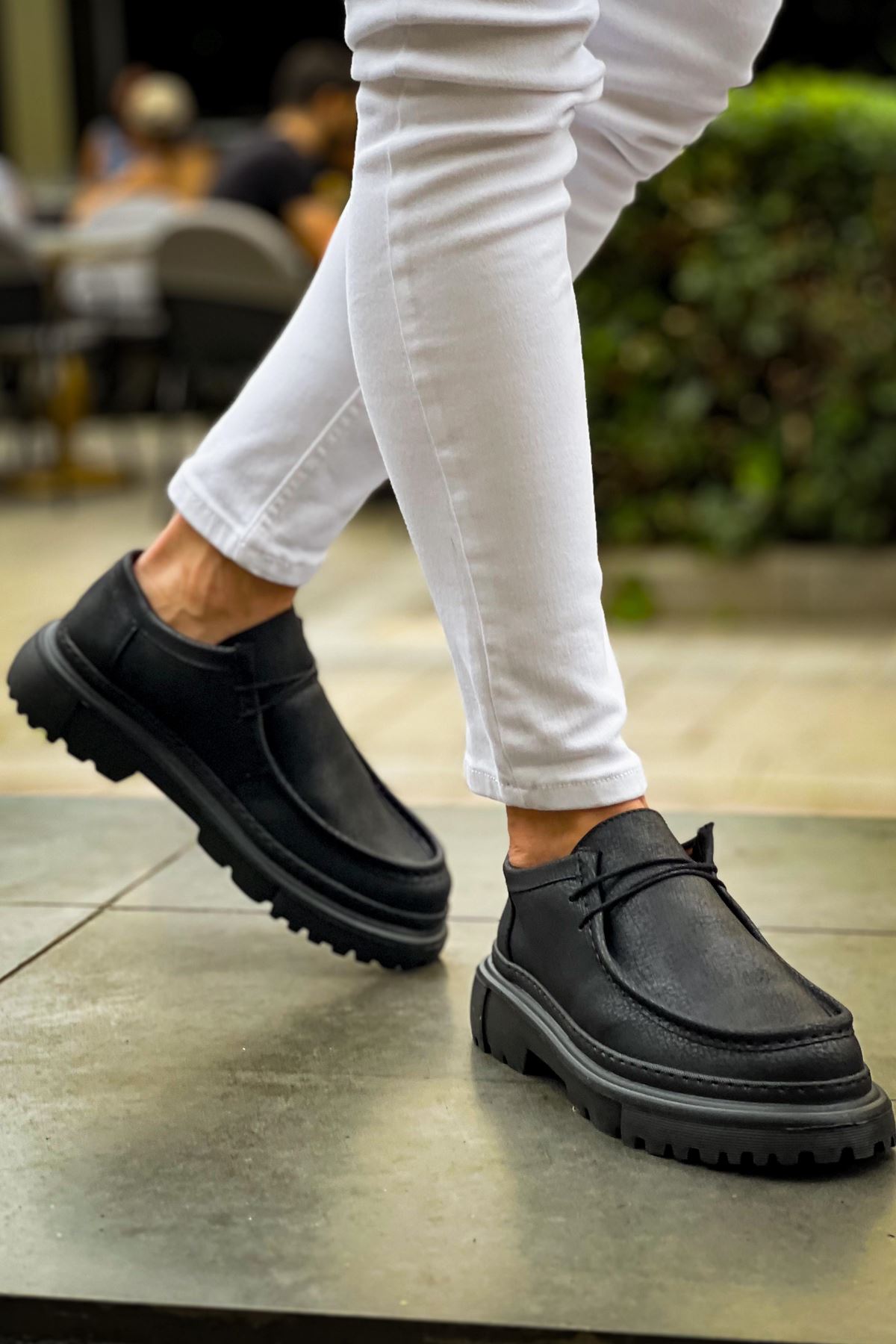 Bağcıklı Erkek Günlük Ayakkabı Siyah - Görsel 5