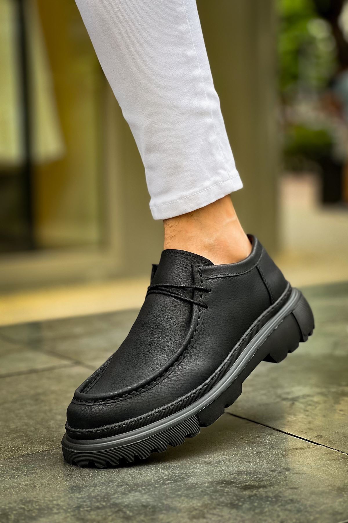 Bağcıklı Erkek Günlük Ayakkabı Siyah - Görsel 7